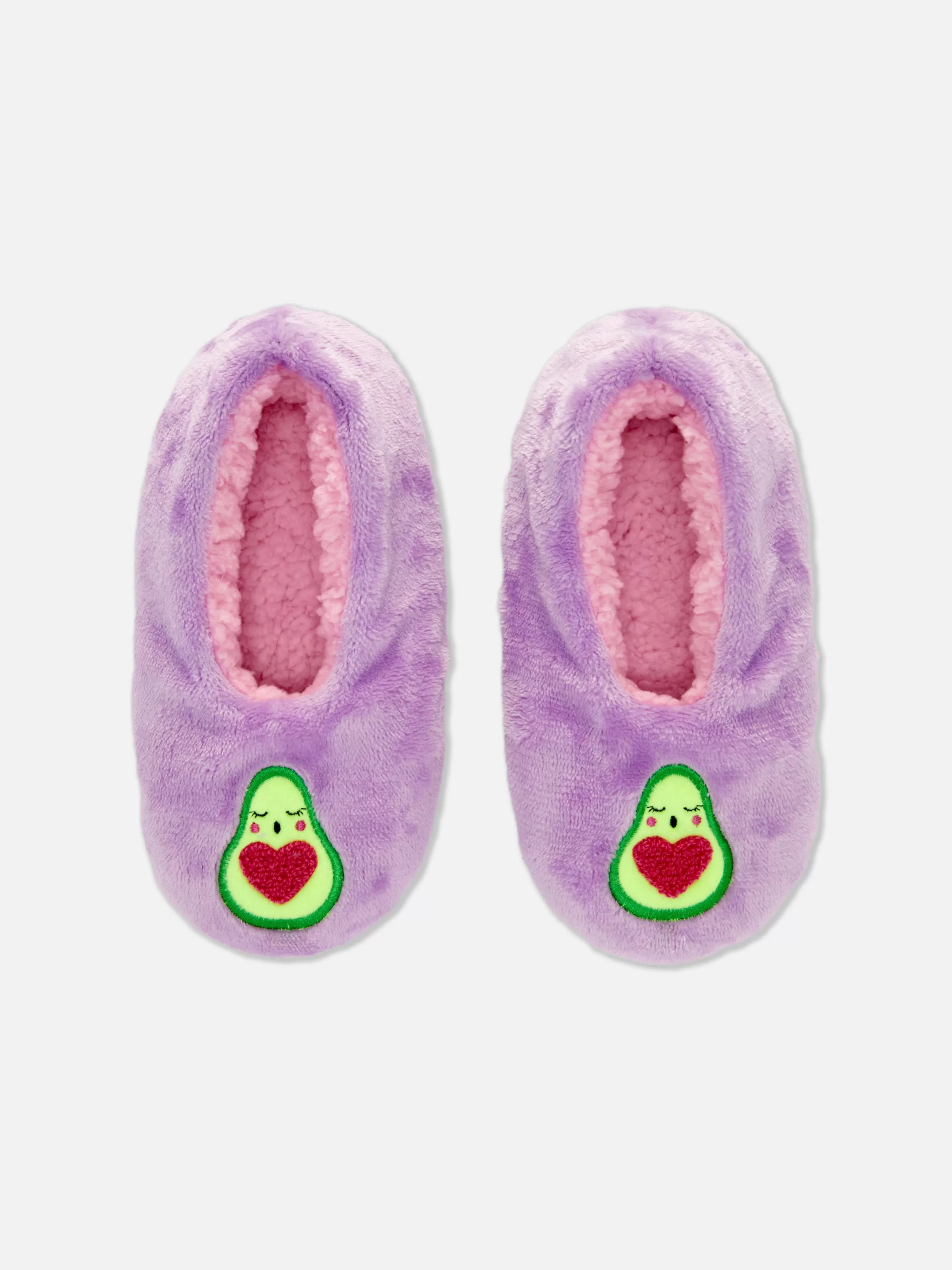 Primark Sokken, Maillots En Panty'S^Lage Pantoffels Met Avocadothema