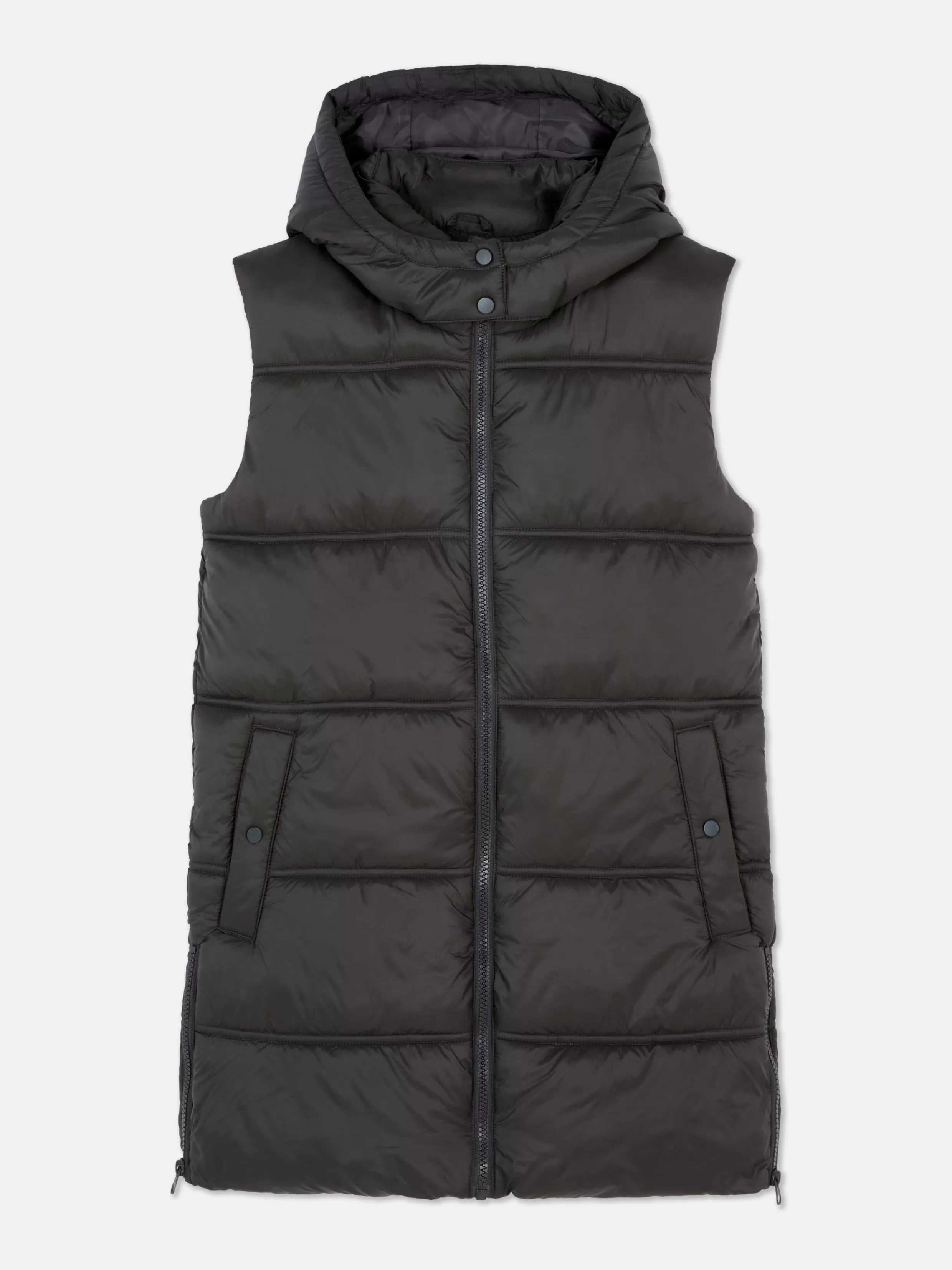 Primark Jassen En Jacks^Lange Bodywarmer Met Capuchon