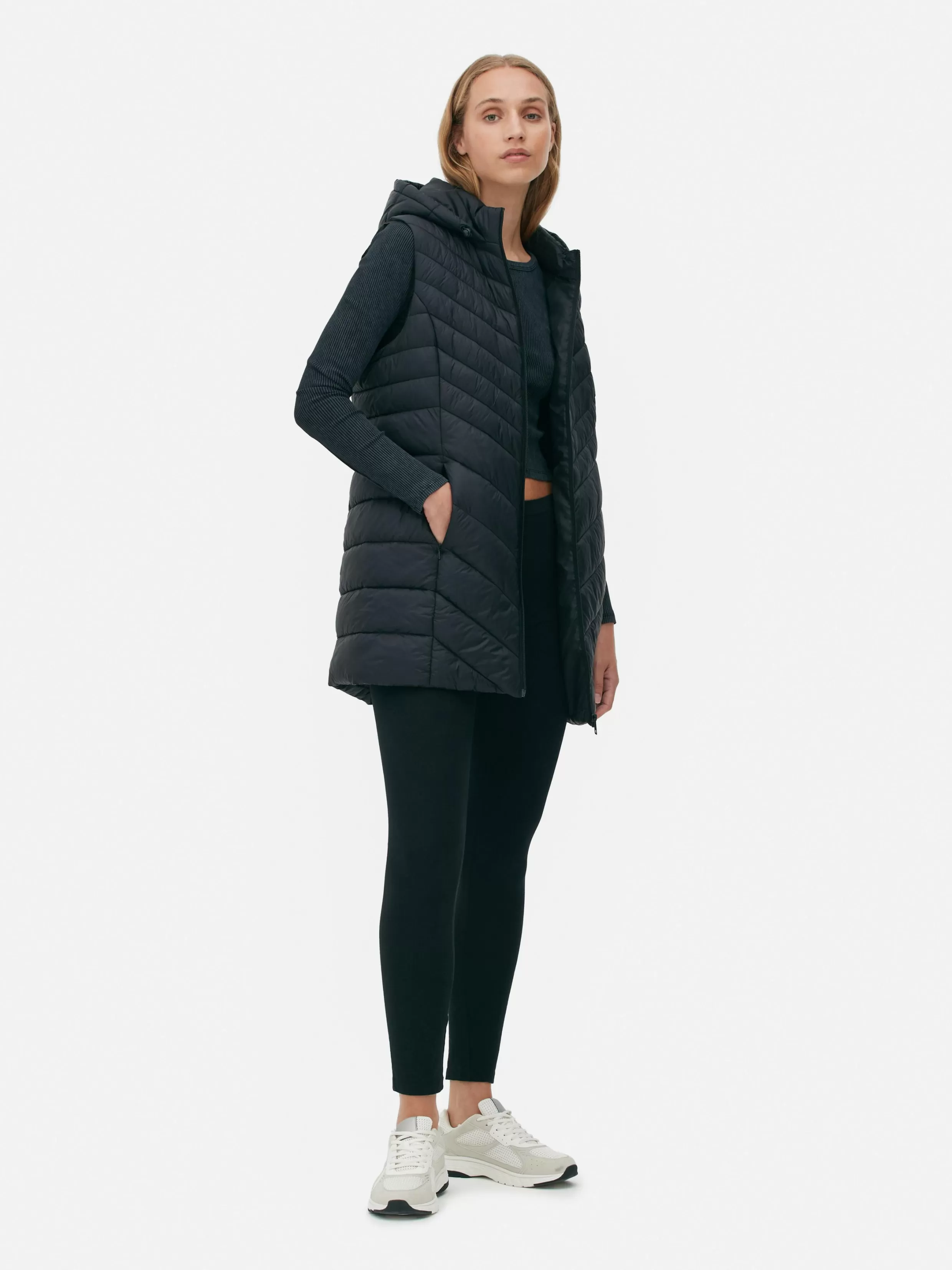 Primark Jassen En Jacks^Lange Doorgestike Bodywarmer