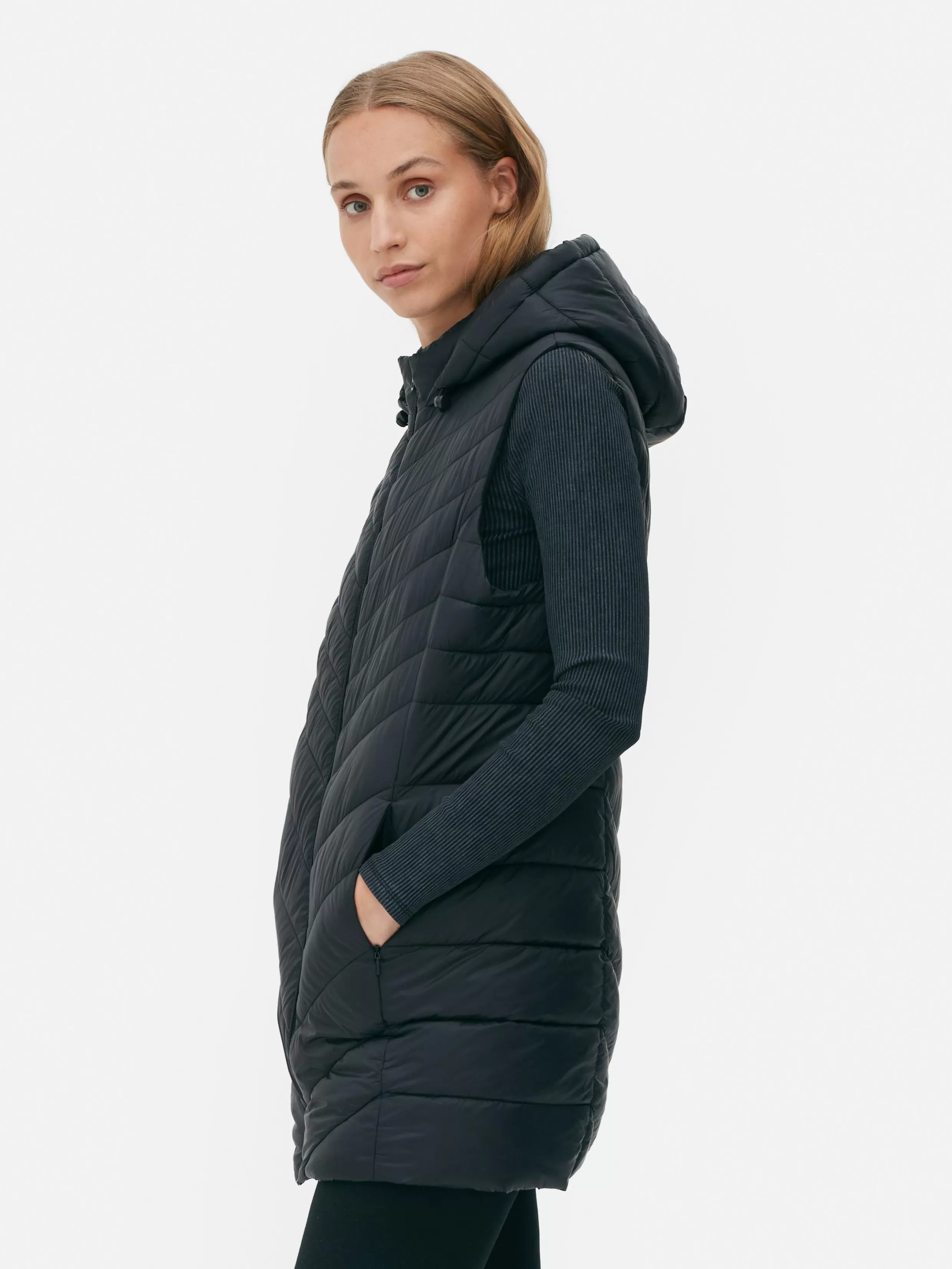 Primark Jassen En Jacks^Lange Doorgestike Bodywarmer