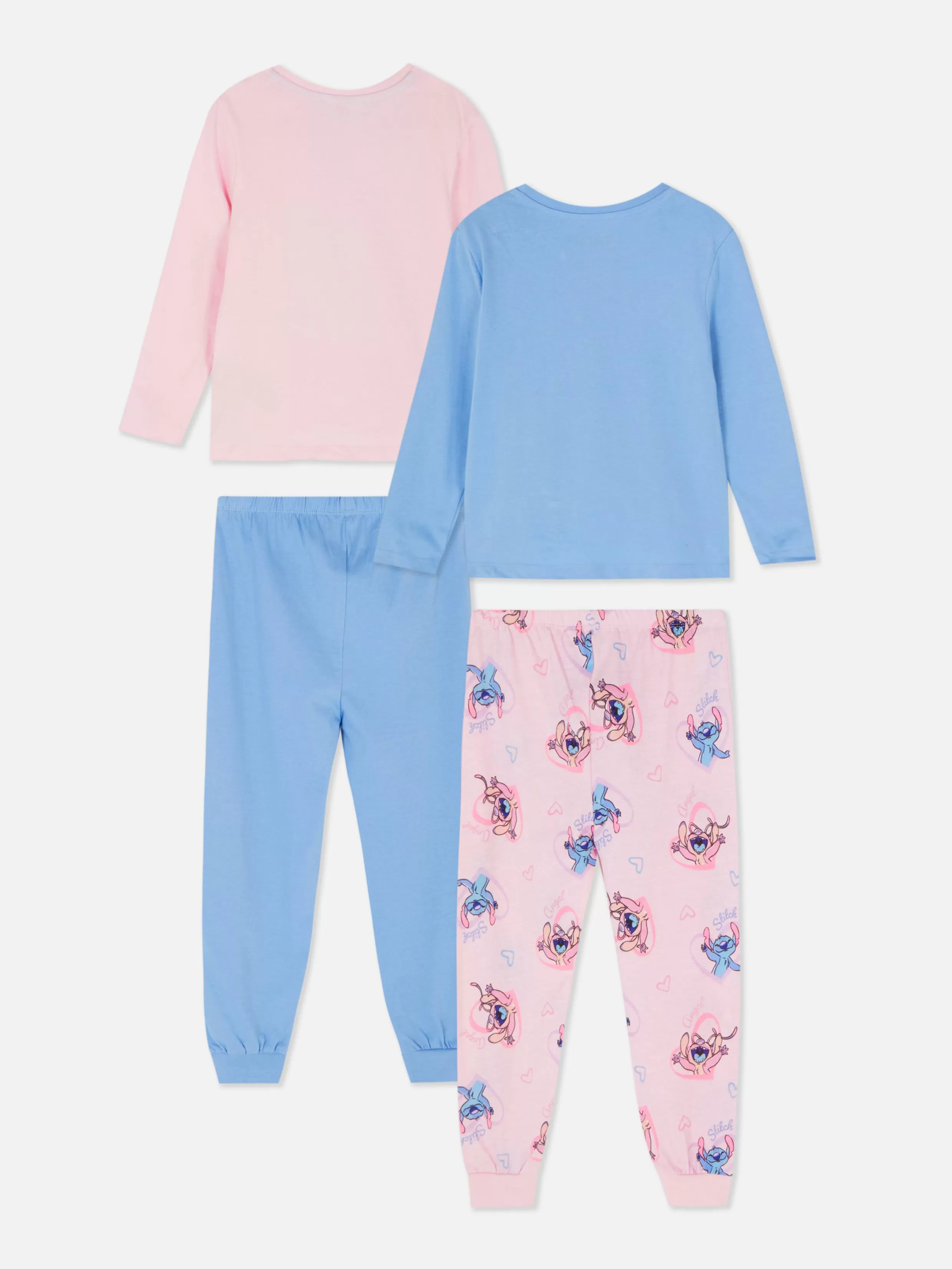 Primark Pyjama'S En Nachtkleding^Lange Pyjama Disney's Stitch & Angel, Set Van 2