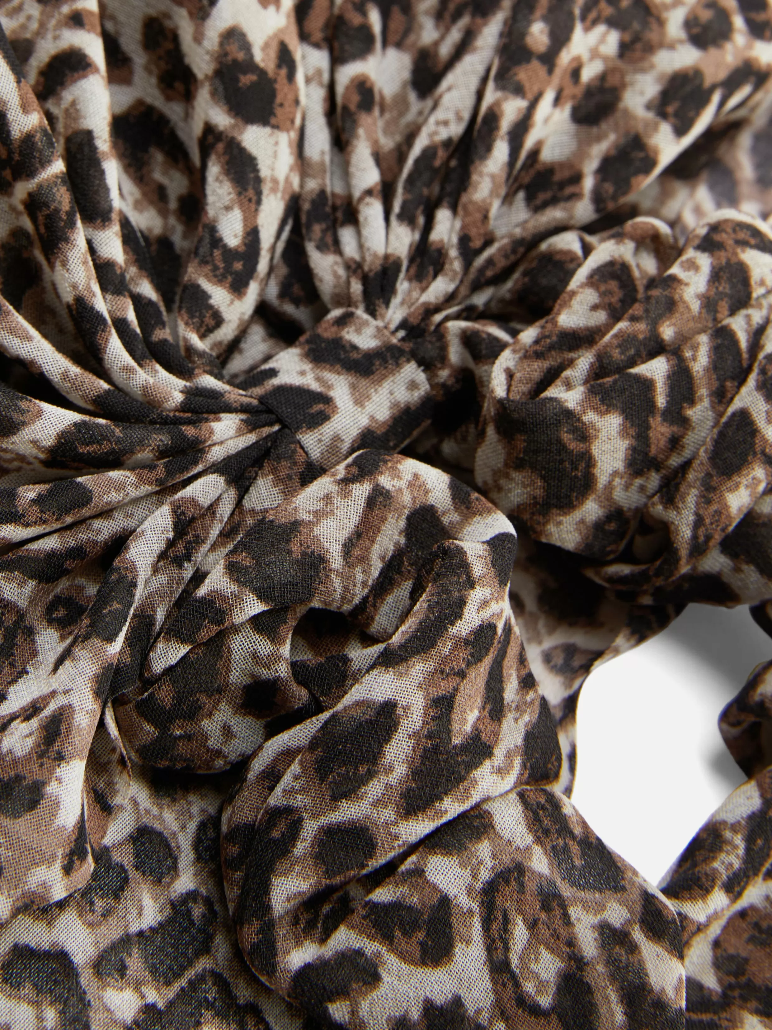 Primark Haaraccessoires^Lange Scrunchie Met Luipaardprint