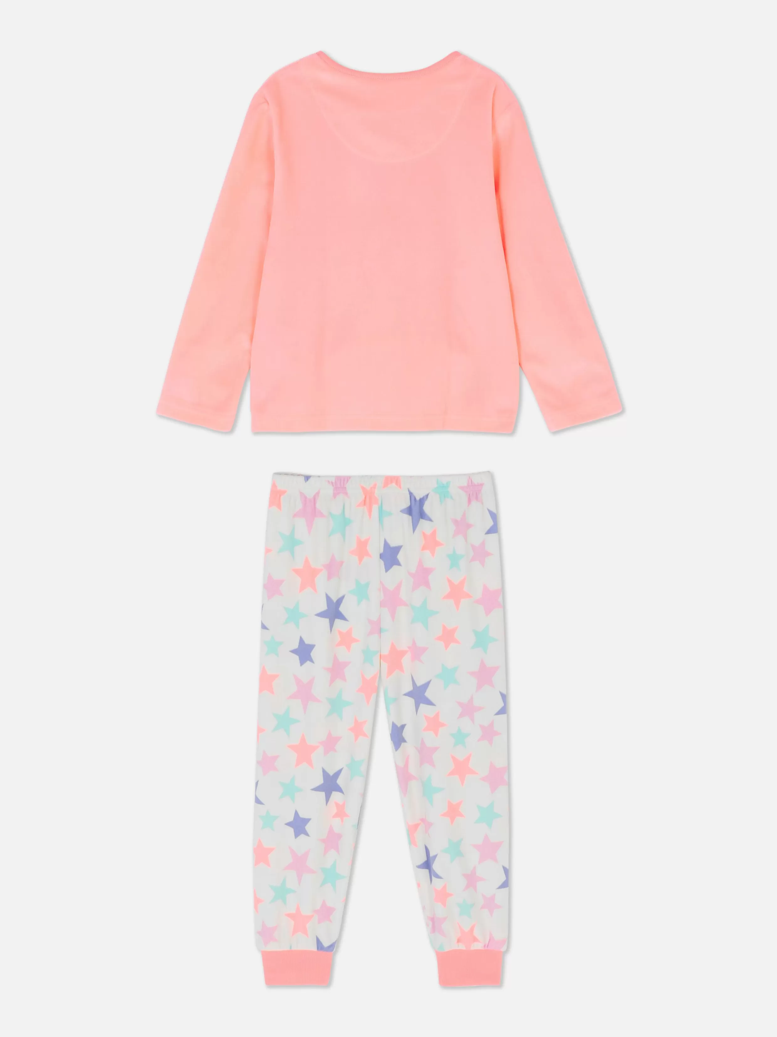 Primark Pyjama'S En Nachtkleding^Lange Velours Pyjama Met Regenboog