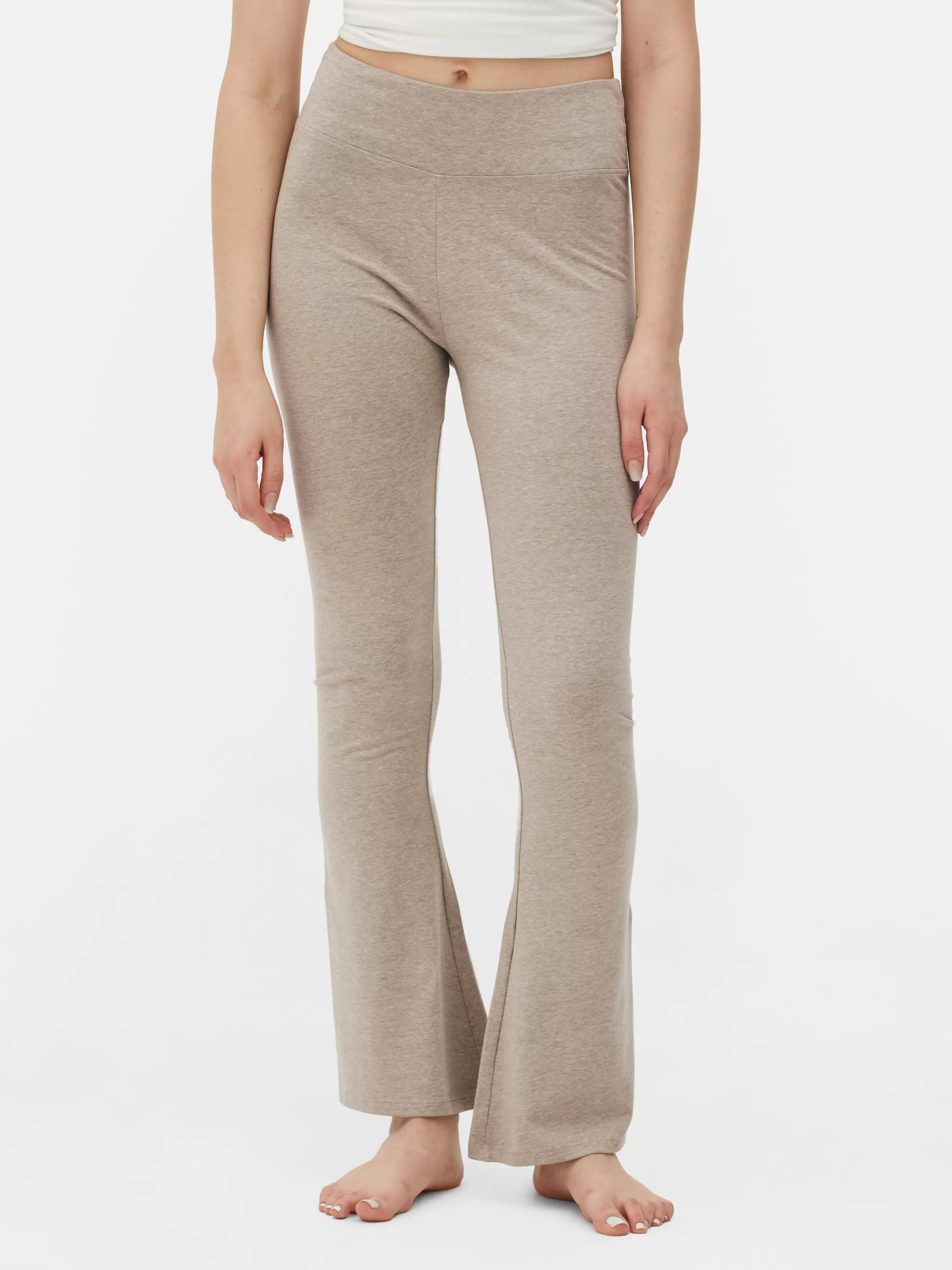 Primark Broeken En Leggings^Legging Met Hoge Taille En Wijd Uitlopende Pijpen