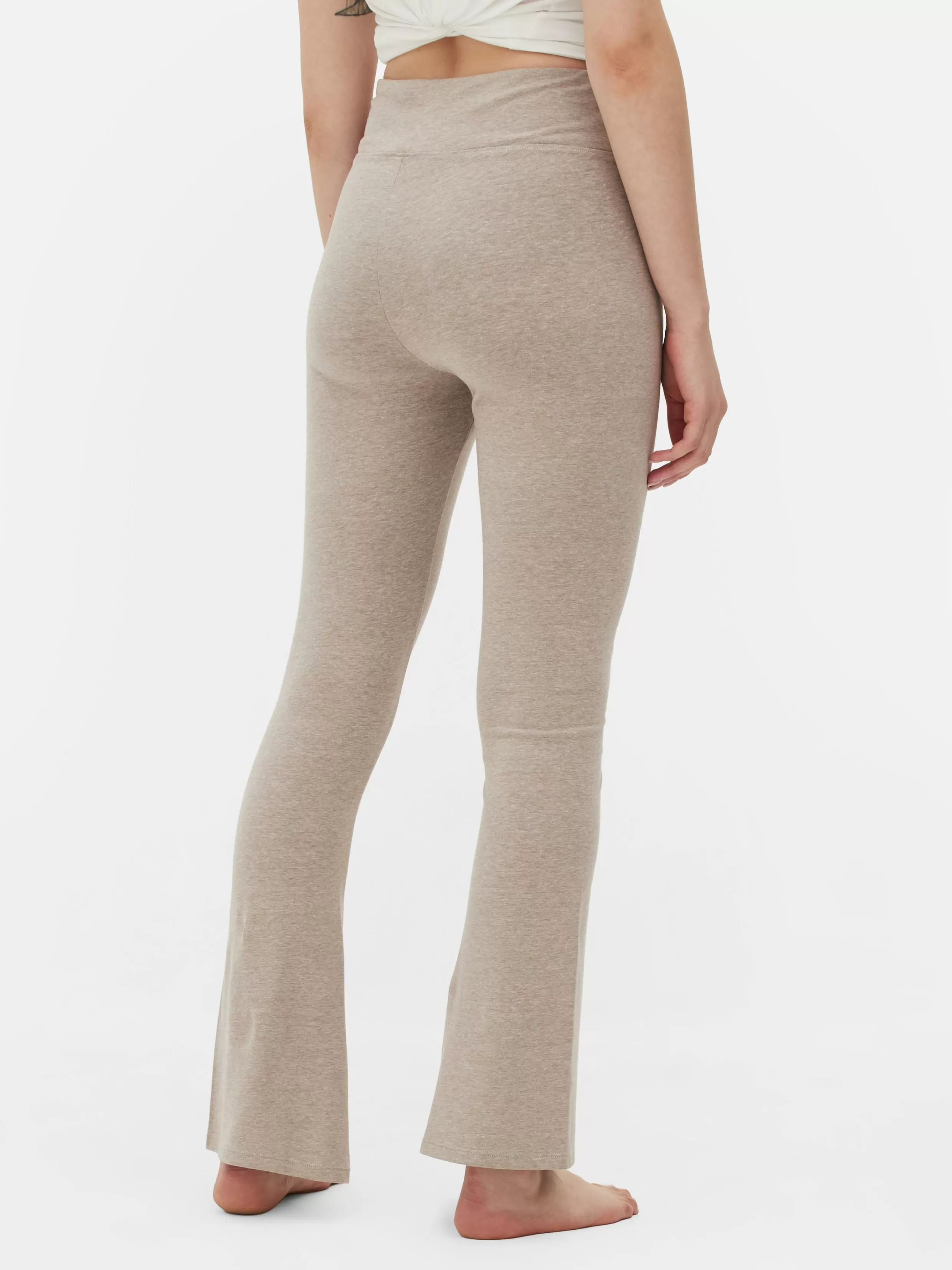 Primark Broeken En Leggings^Legging Met Hoge Taille En Wijd Uitlopende Pijpen