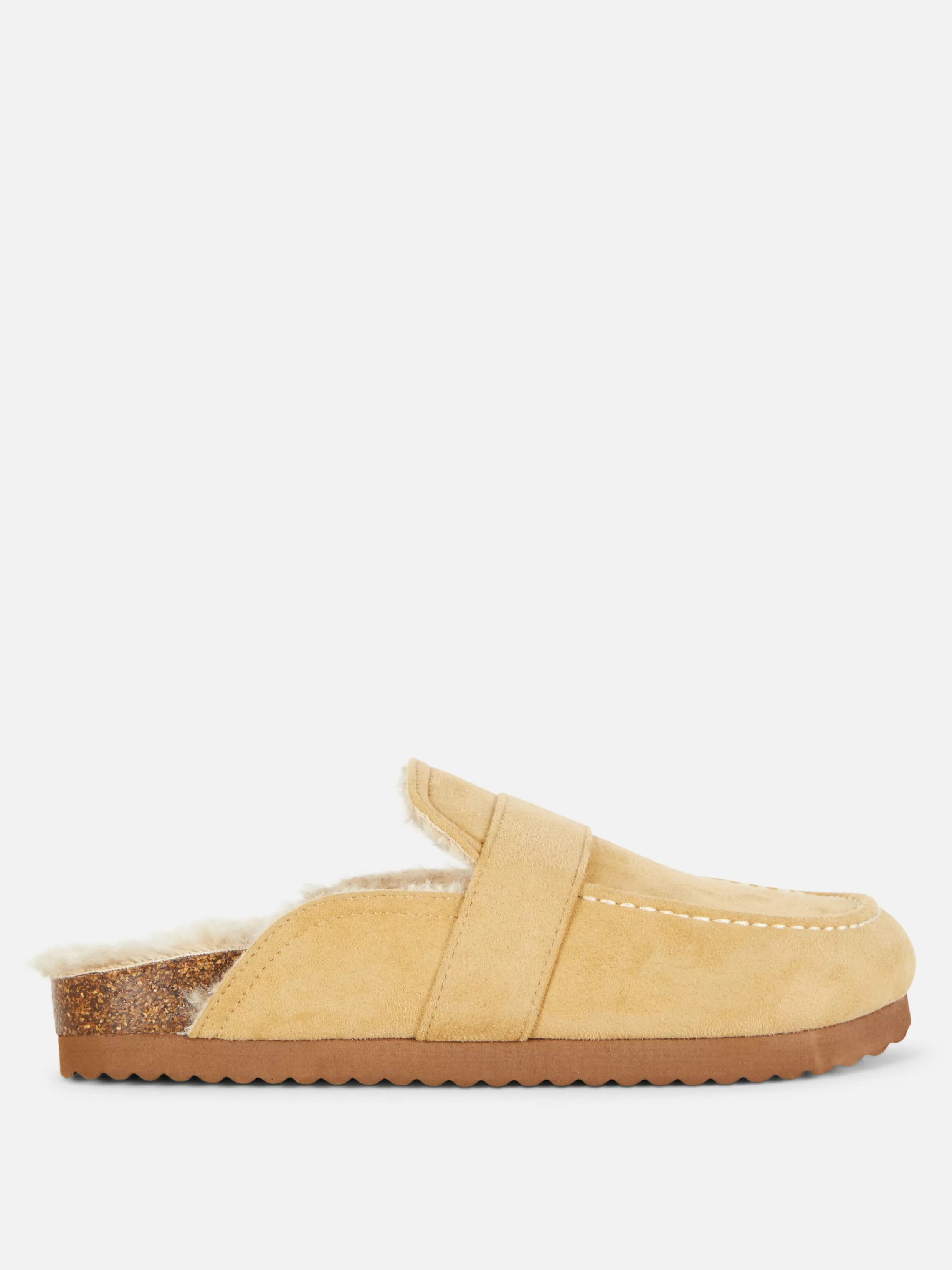 Primark Pantoffels | Pantoffels^Loaferpantoffels Met Voering Van Imitatiebont