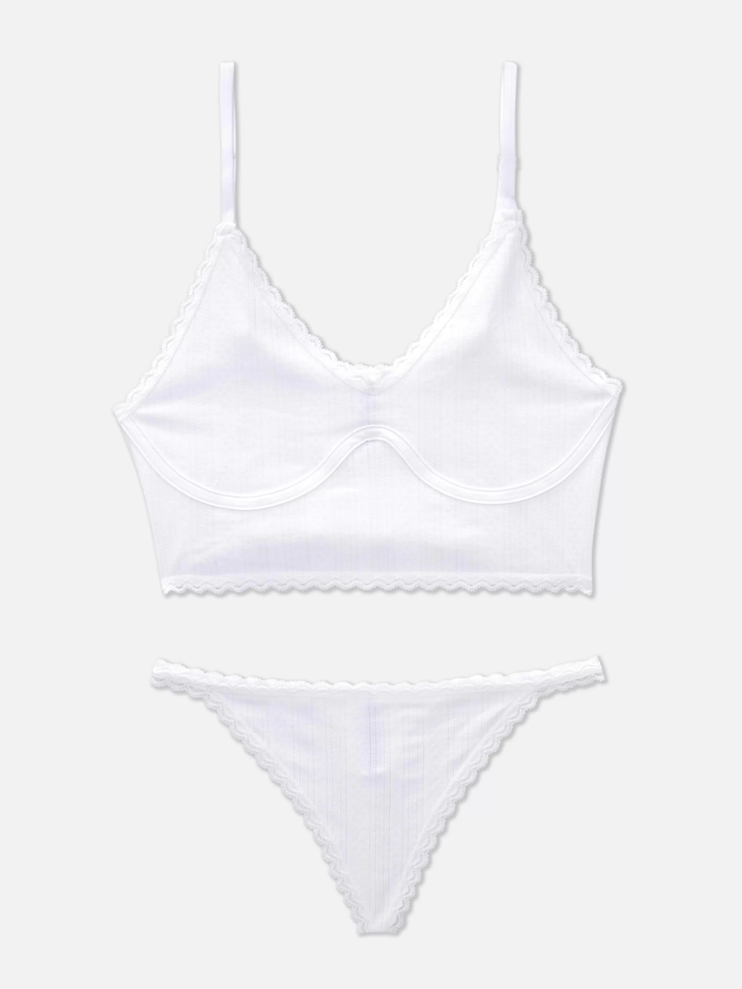 Primark Lingeriesets^Longline Ajour Lingerieset Zonder Vulling