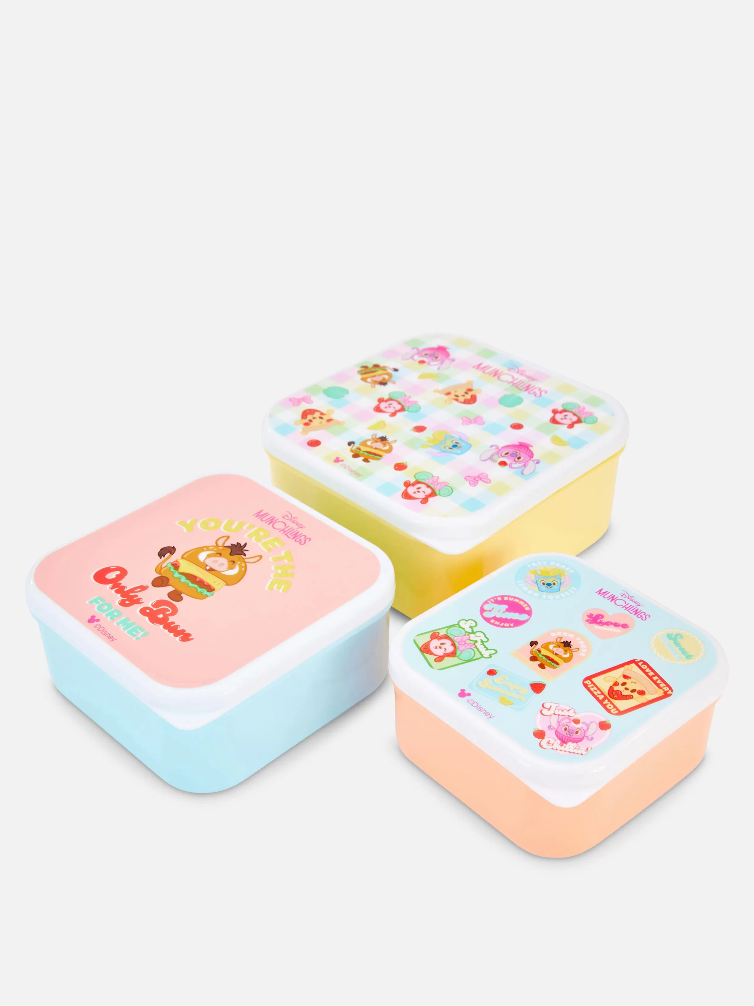 Primark Kook- En Bakgerei^Lunchboxen Disney's Munchlings, Set Van 3