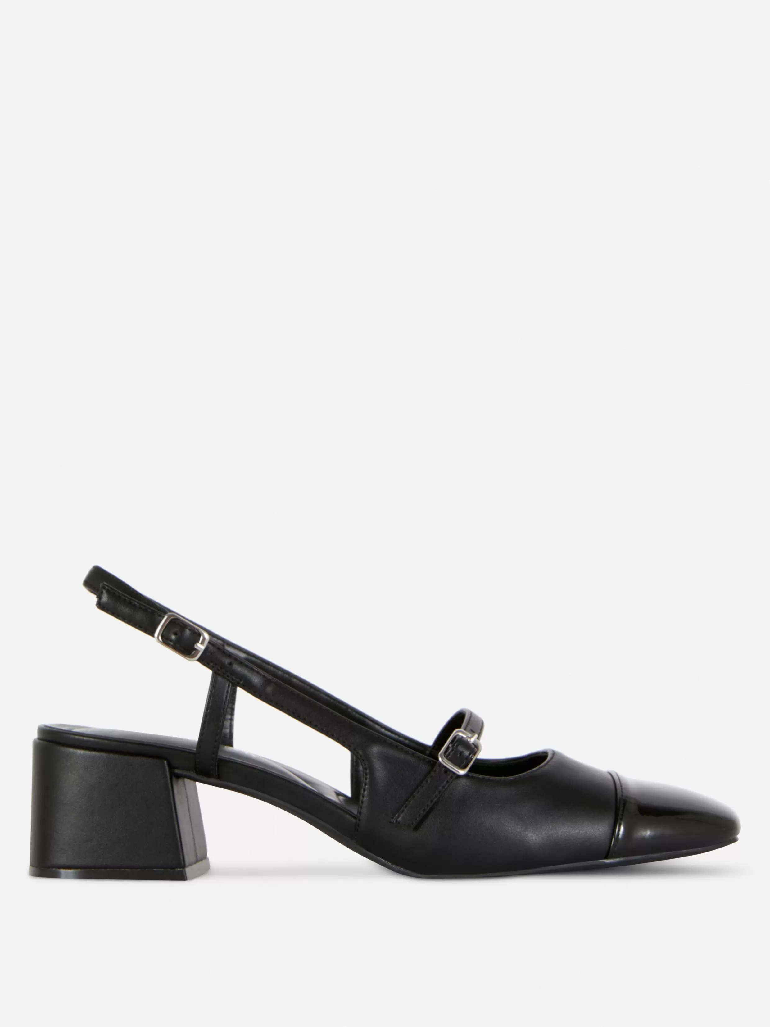 Primark Pumps^Mary Jane-slingbacks Met Blokhak