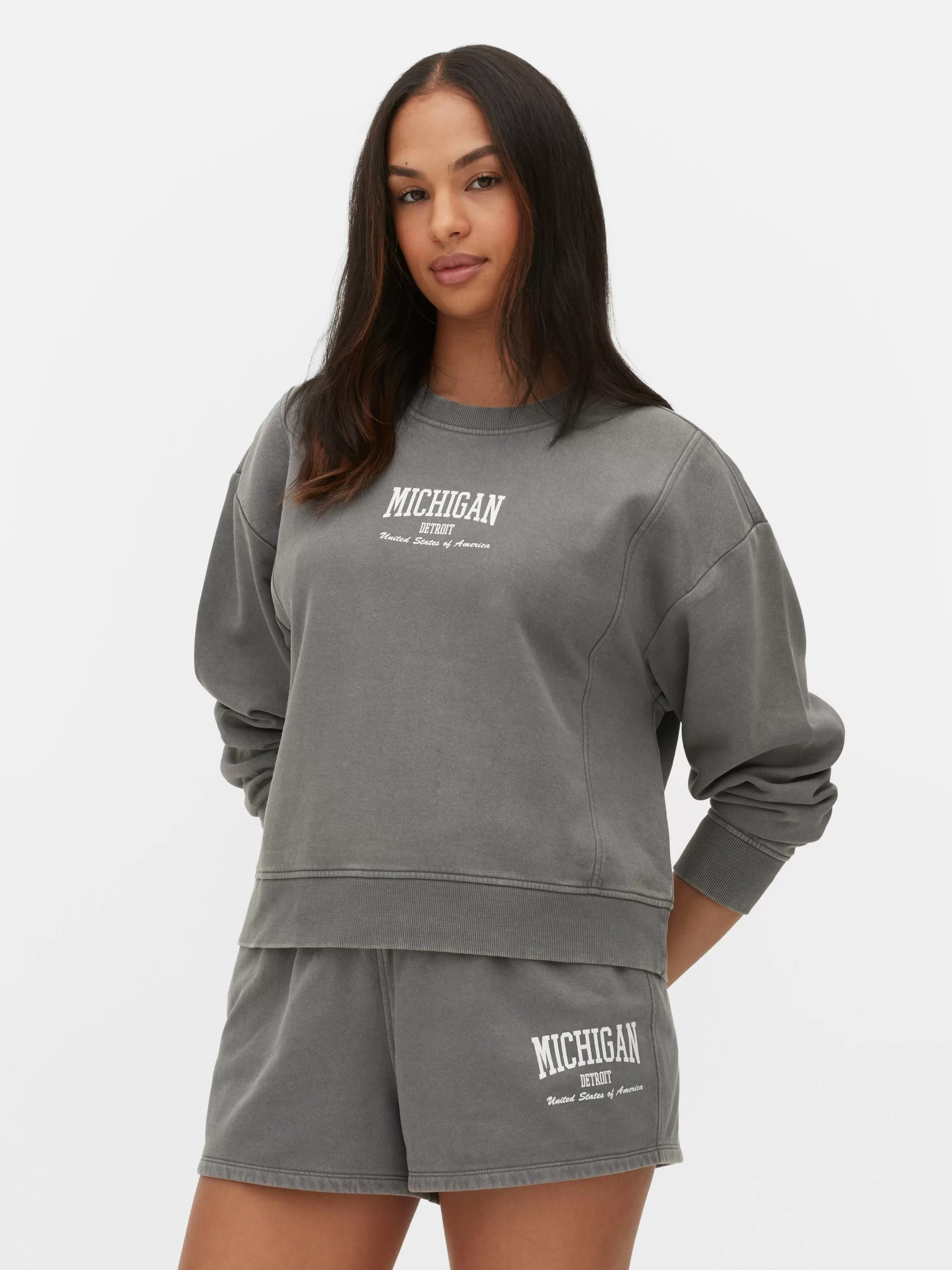 Primark Loungewear | Hoodies En Sweatshirts^Matchend Acid Wash Sweatshirt