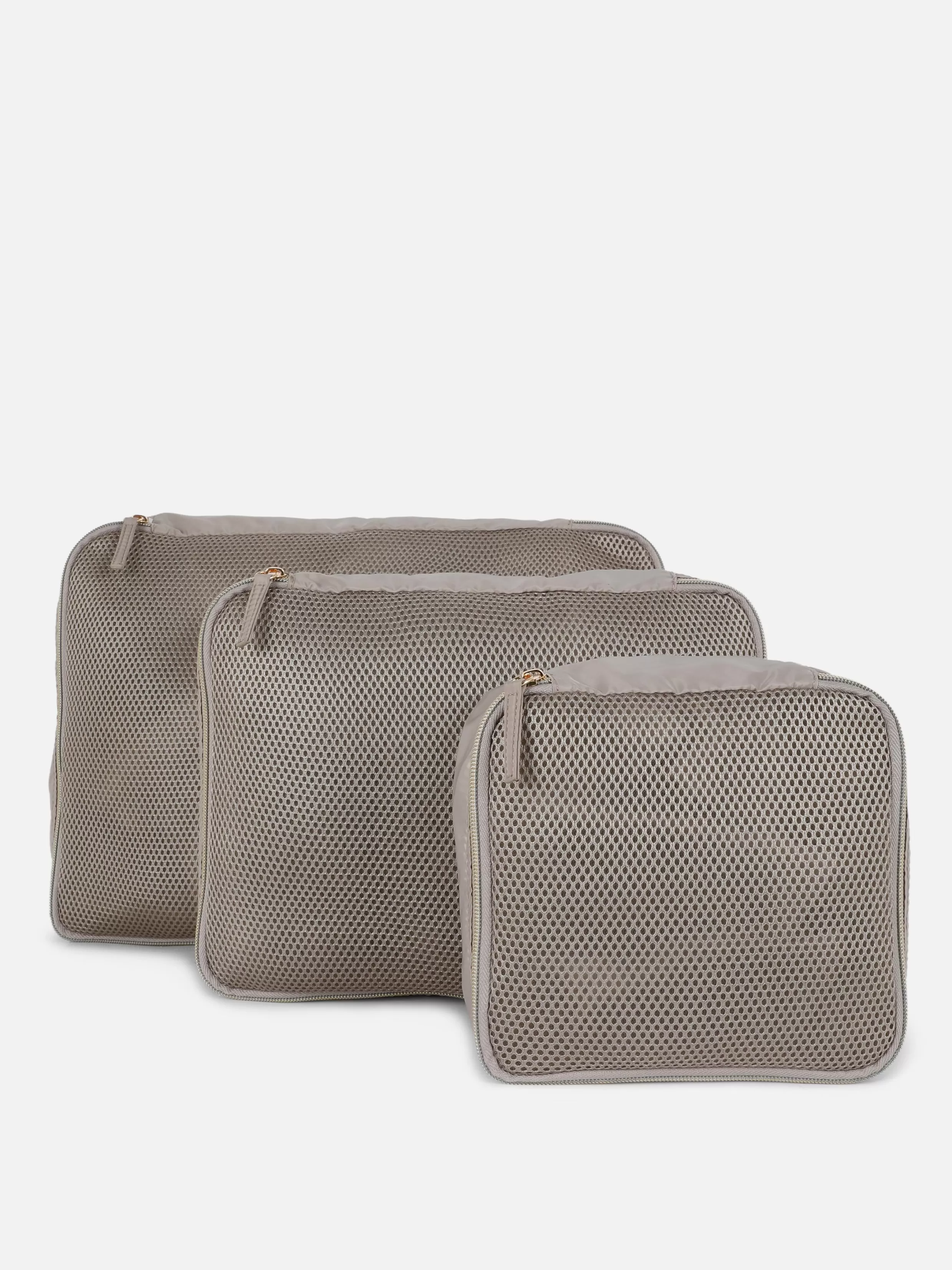 Primark Reisaccessoires^Mesh Bagage Organizers, Set Van 3