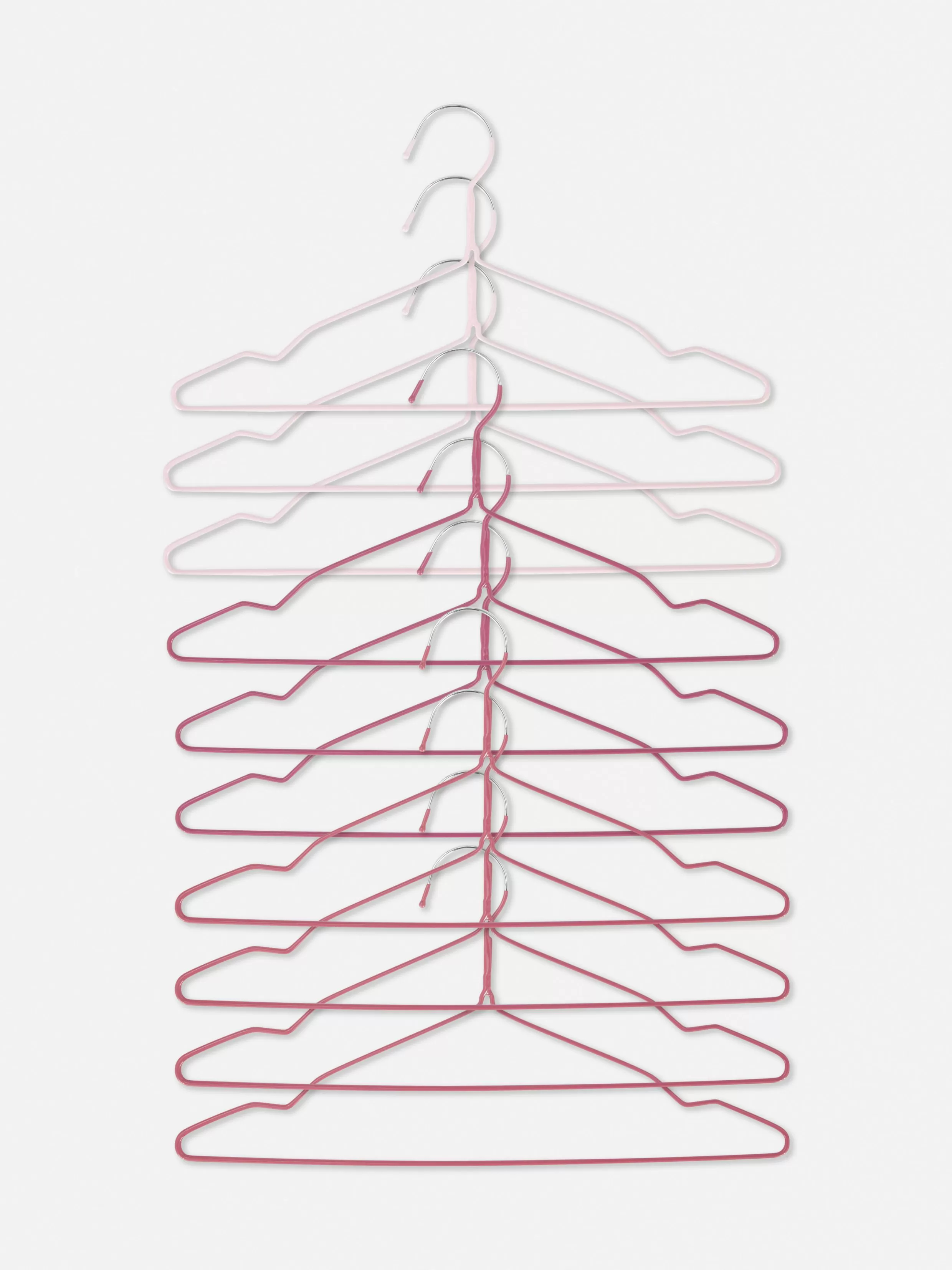 Primark Kapstokken En Kleerhangers^Metalen Hangers Met Coating, Set Van 10