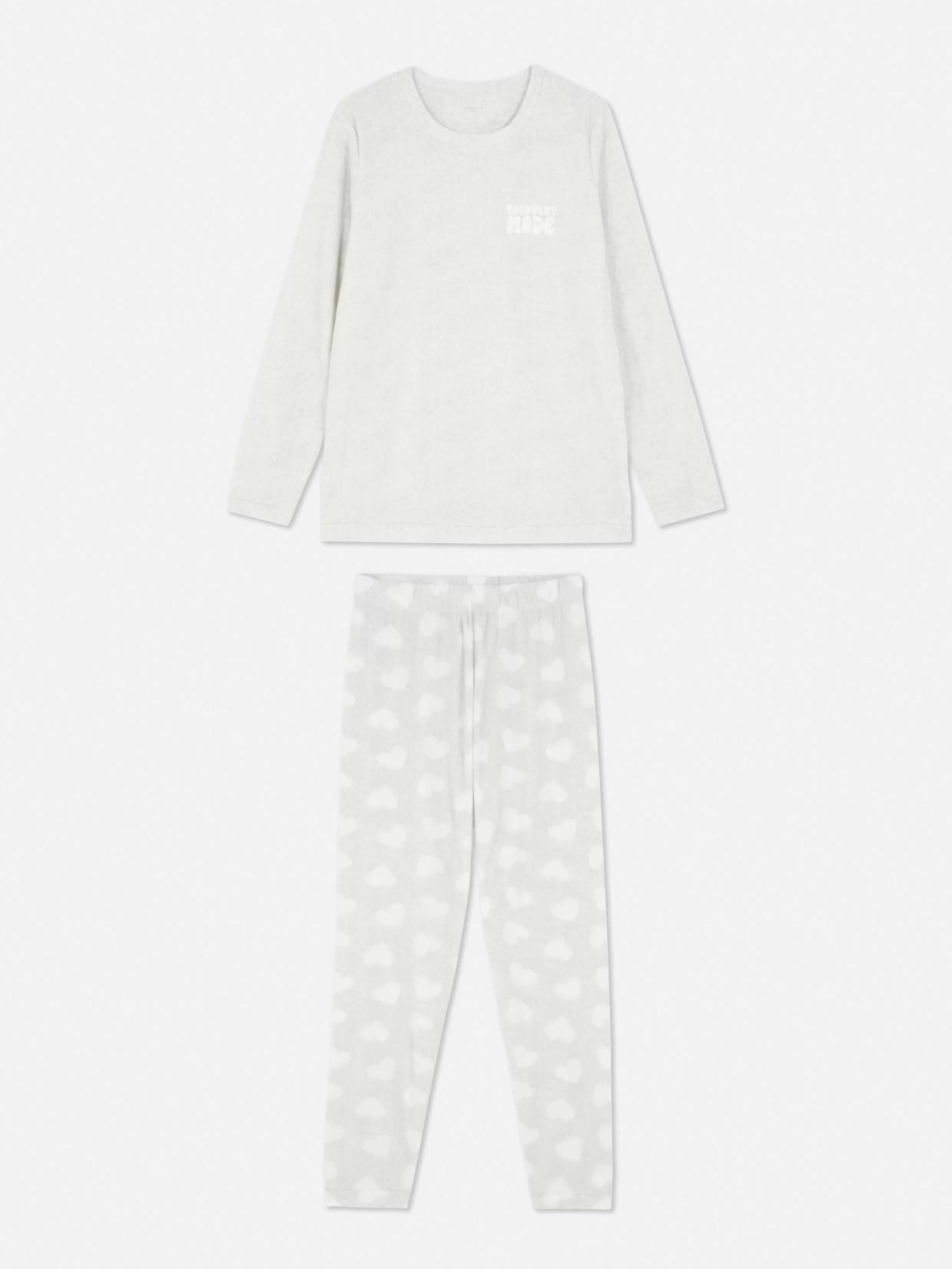 Primark Pyjamasets^Microfleece Pyjama Met Lange Mouwen