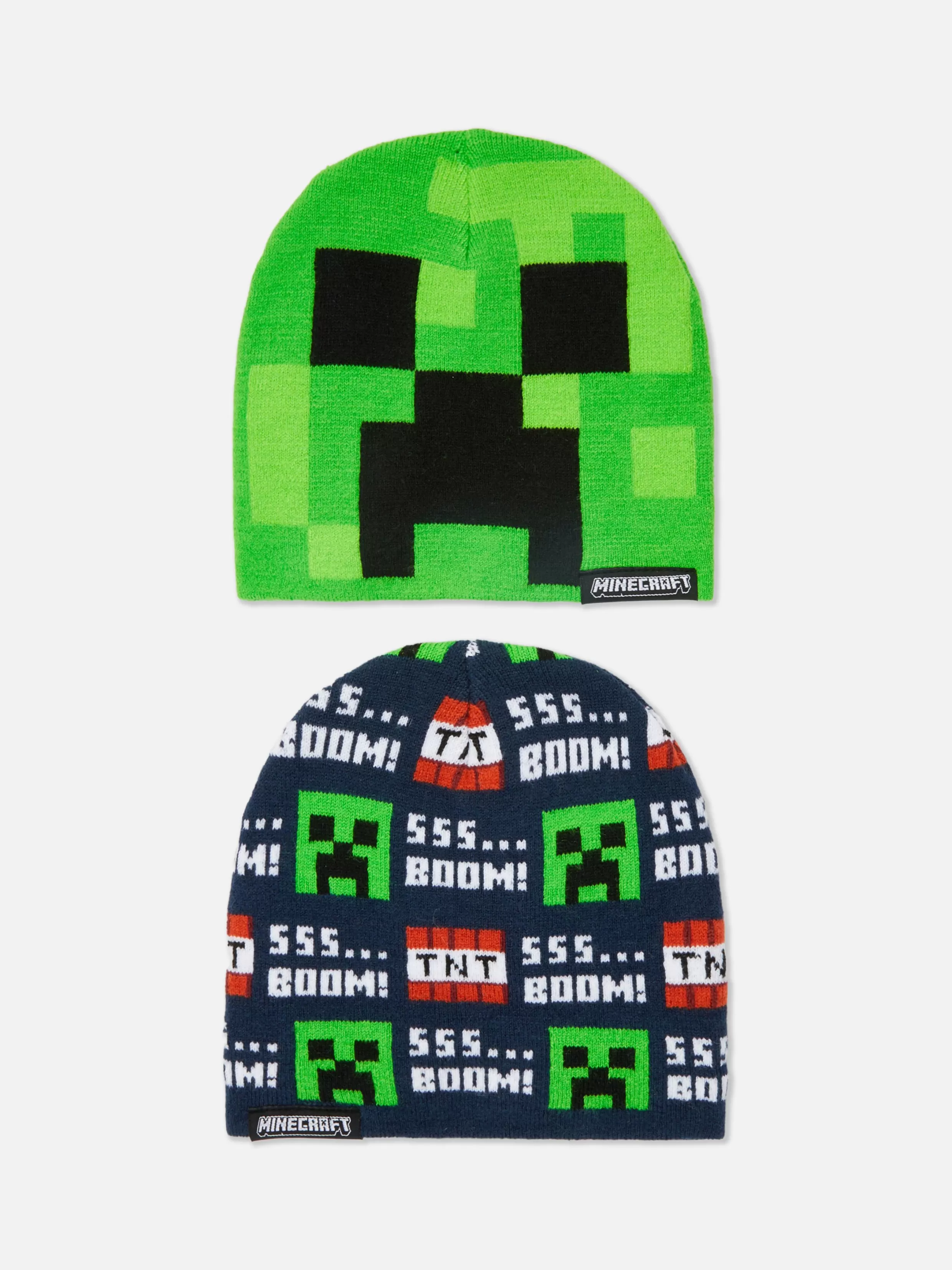 Primark Mutsen, Handschoenen En Sjaals^Minecraft-beanies, Set Van 2