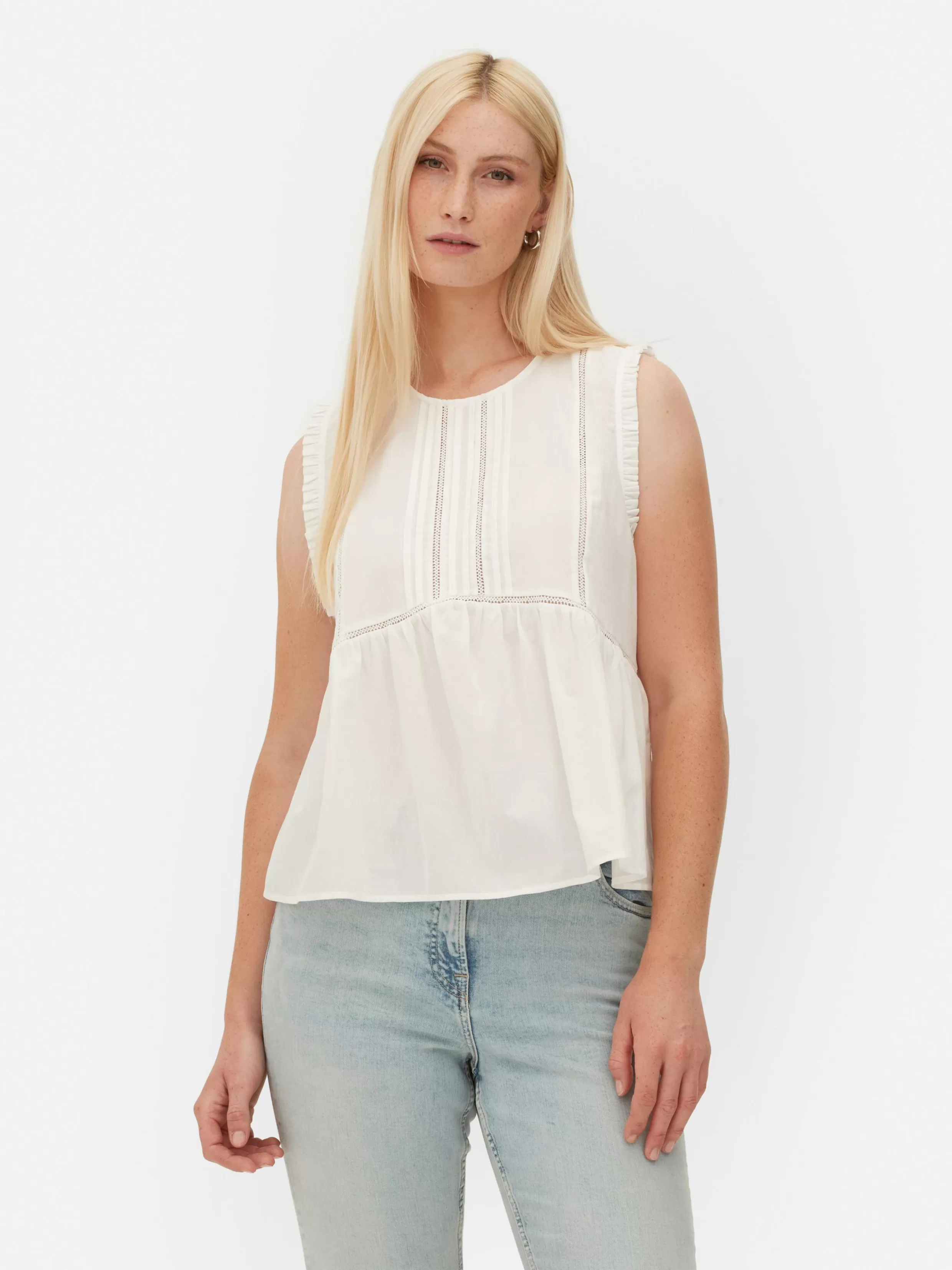 Primark Overhemden En Blouses^Mouwloze Blouse Met Ruches