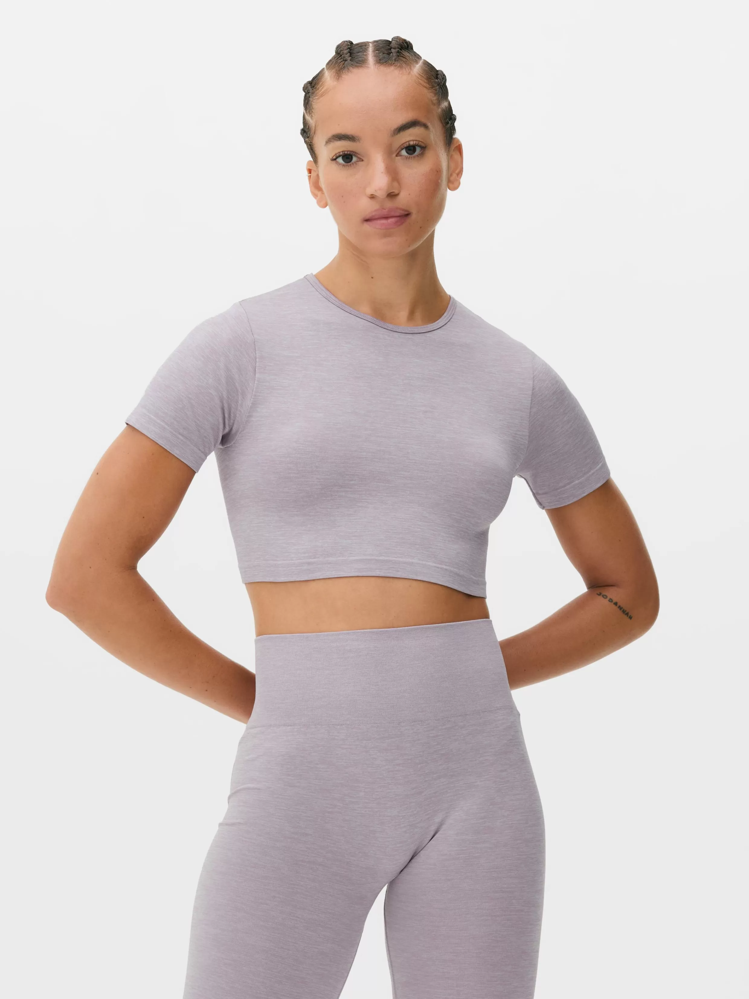 Primark Fitnesskleding En Activewear^Naadloos Gemêleerd Sportshirt