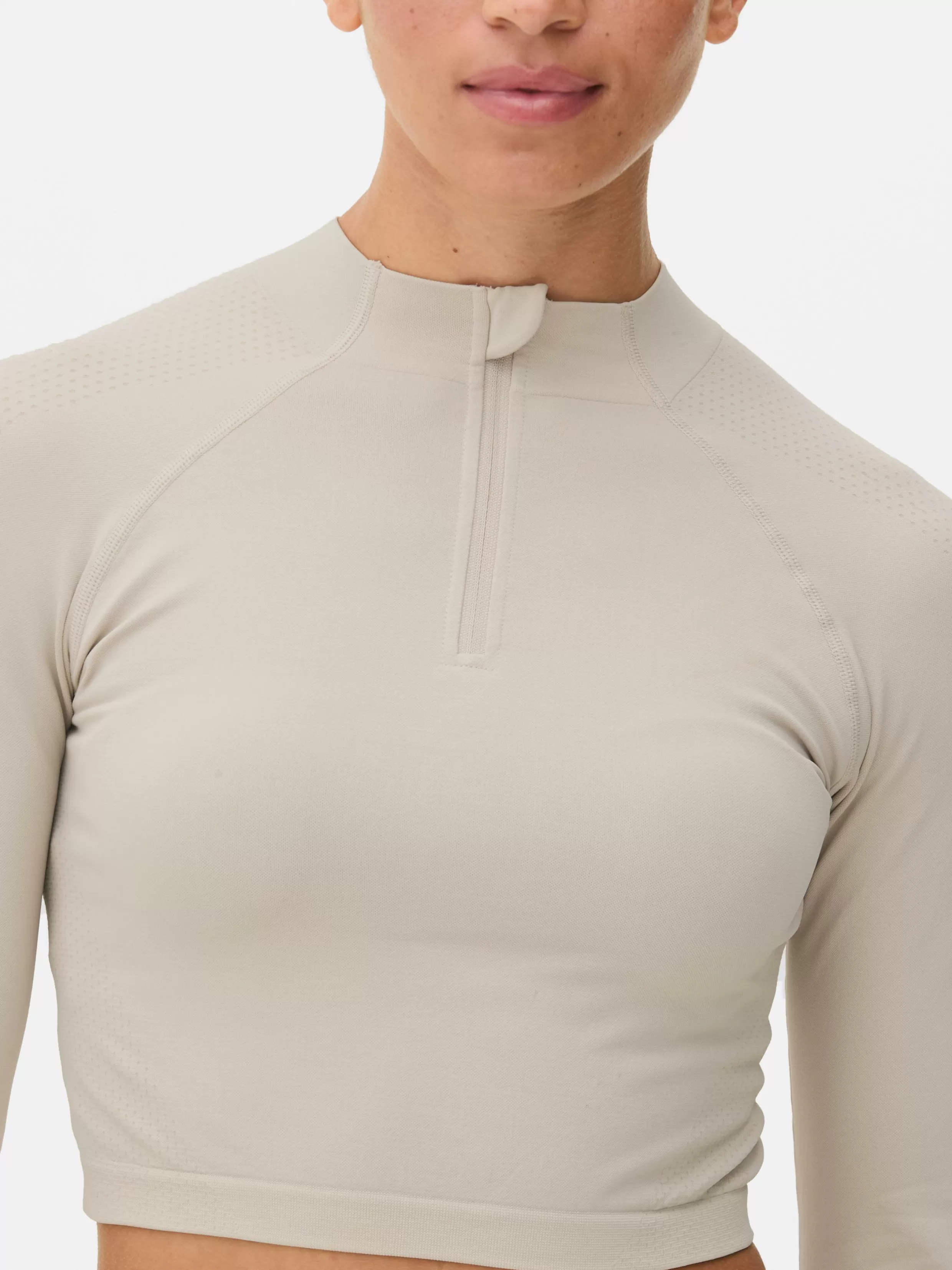 Primark Fitnesskleding En Activewear^Naadloze Corrigerende Sporttop Met Lange Mouwen
