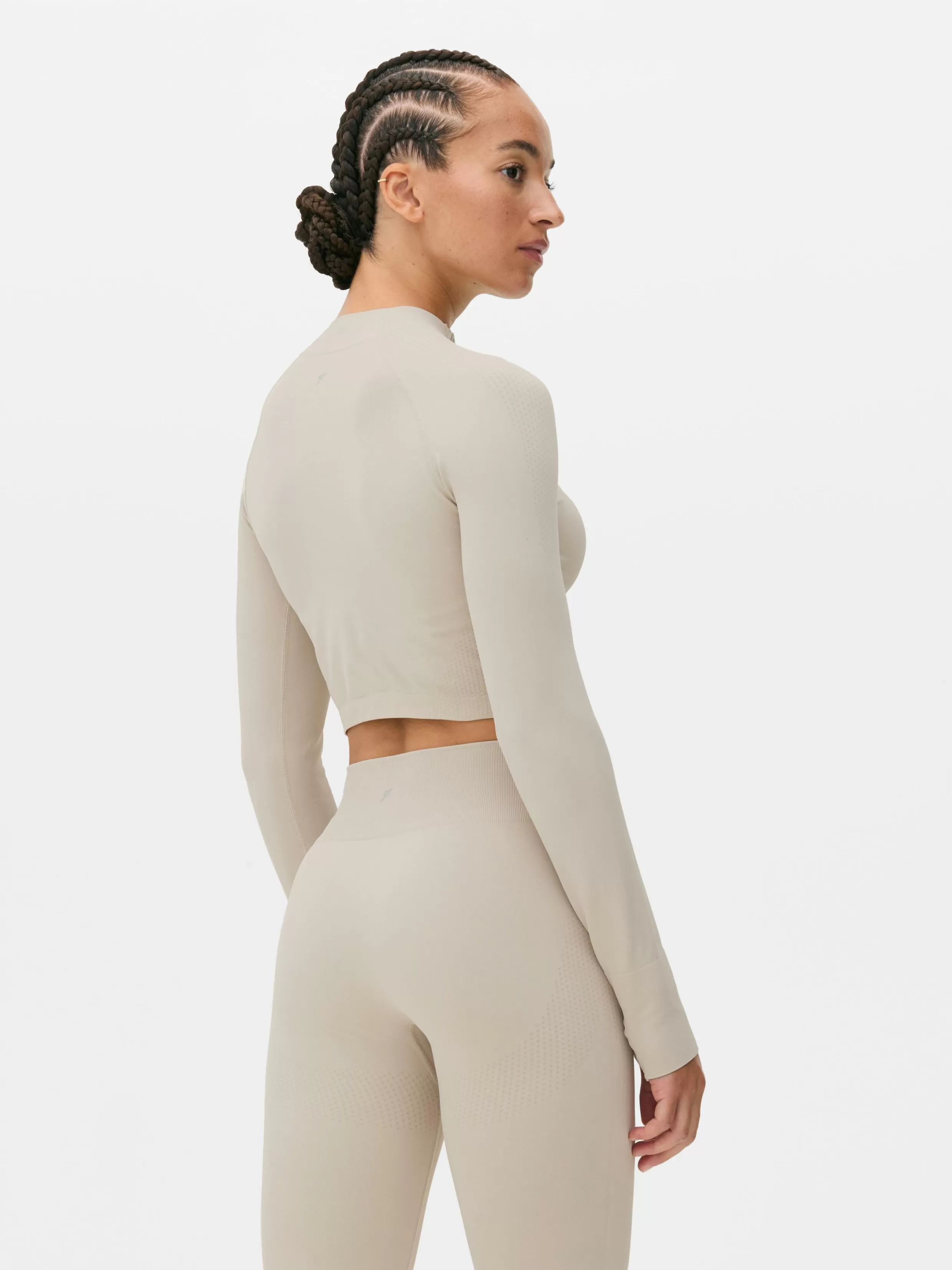 Primark Fitnesskleding En Activewear^Naadloze Corrigerende Sporttop Met Lange Mouwen