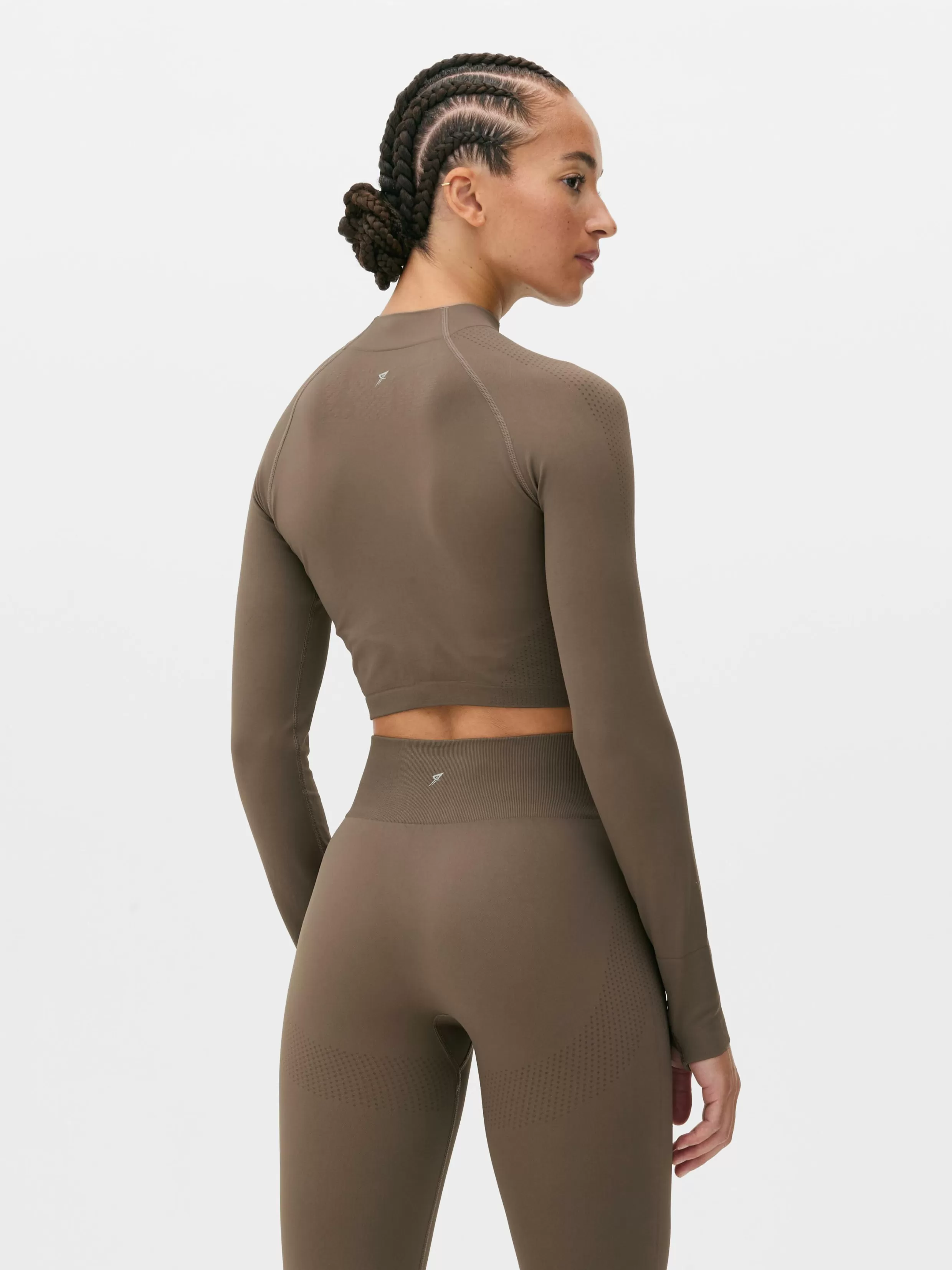 Primark Fitnesskleding En Activewear^Naadloze Corrigerende Sporttop Met Lange Mouwen