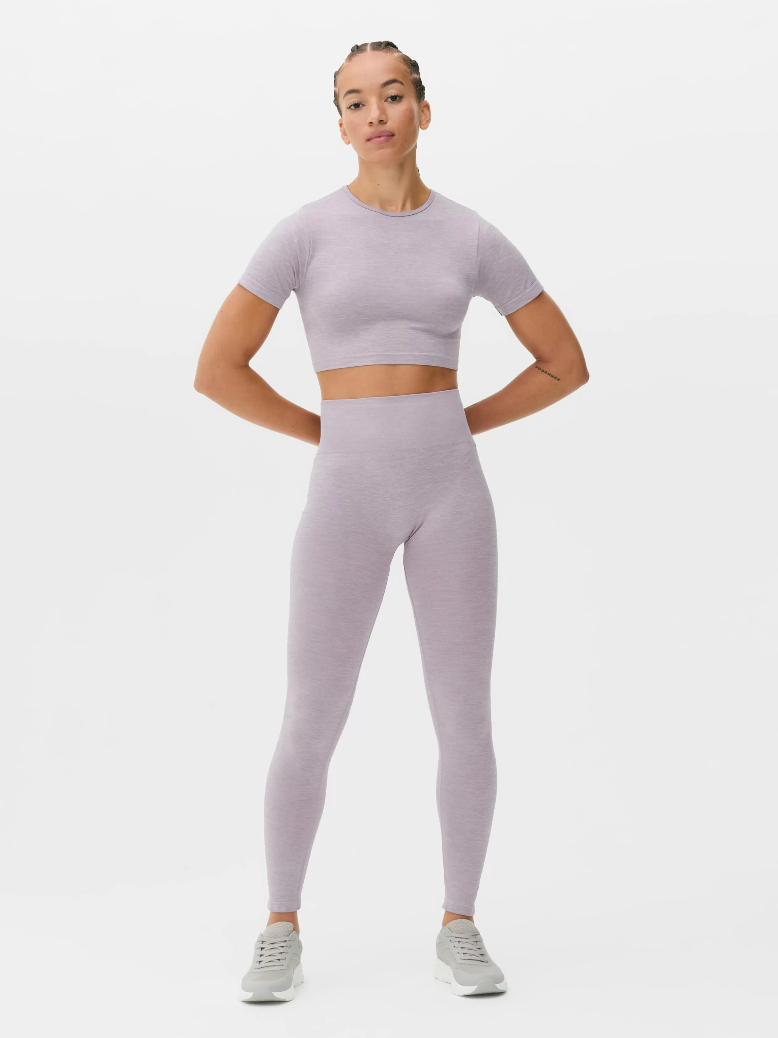 Primark Fitnesskleding En Activewear^Naadloze Gemêleerde Sportlegging