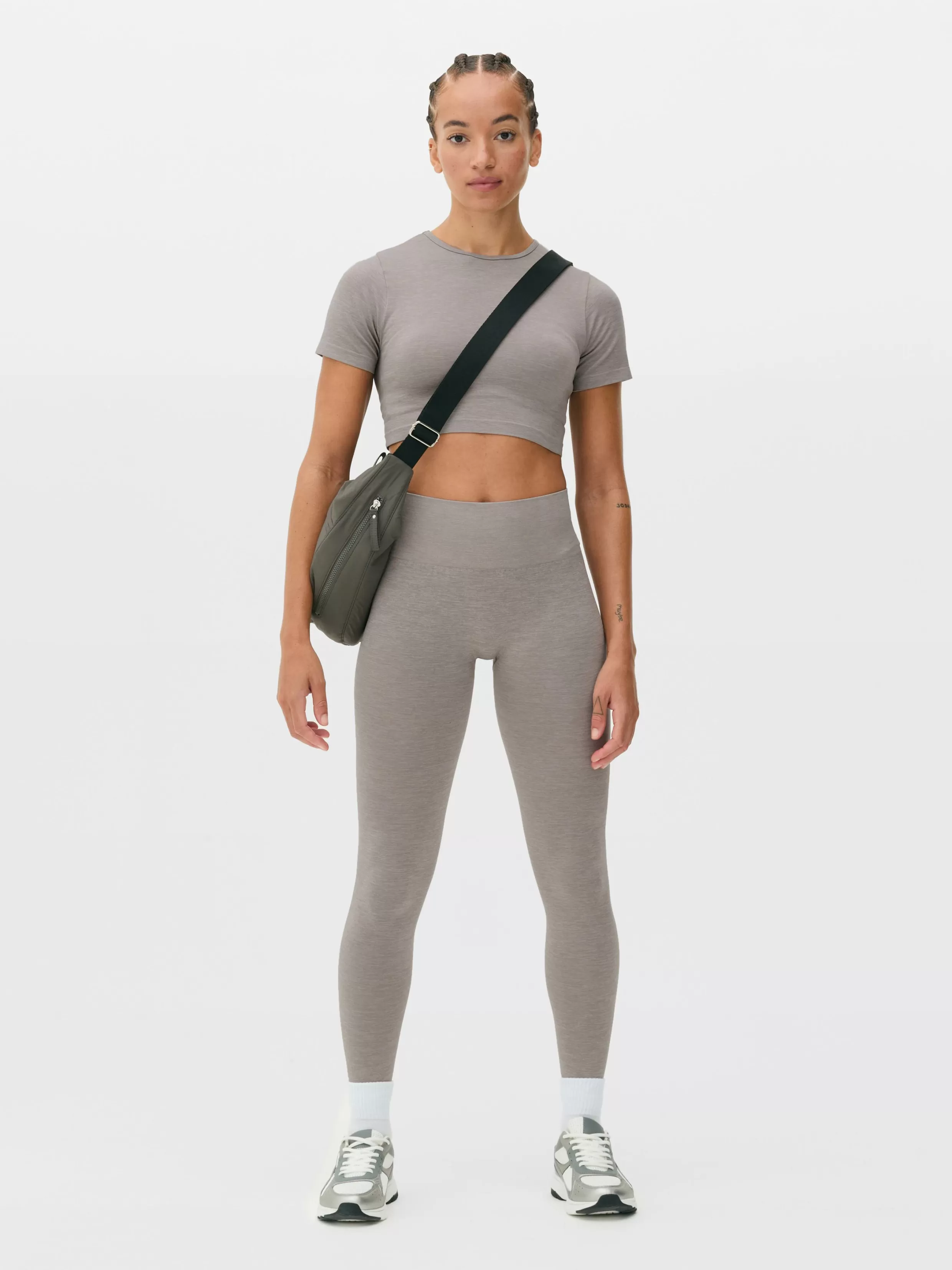 Primark Fitnesskleding En Activewear^Naadloze Gemêleerde Sportlegging