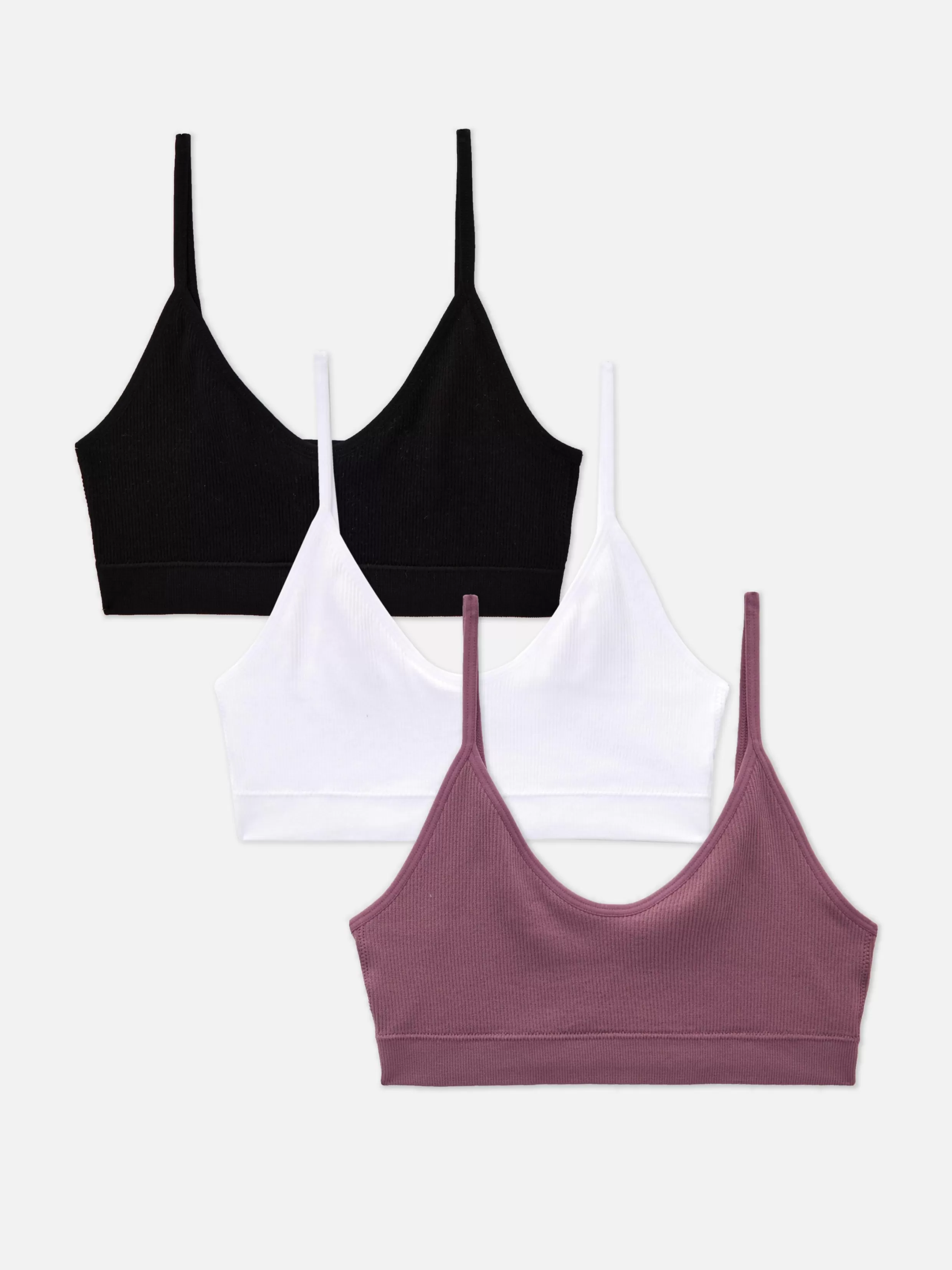 Primark Beha'S^Naadloze Korte Bralettes, Set Van 3