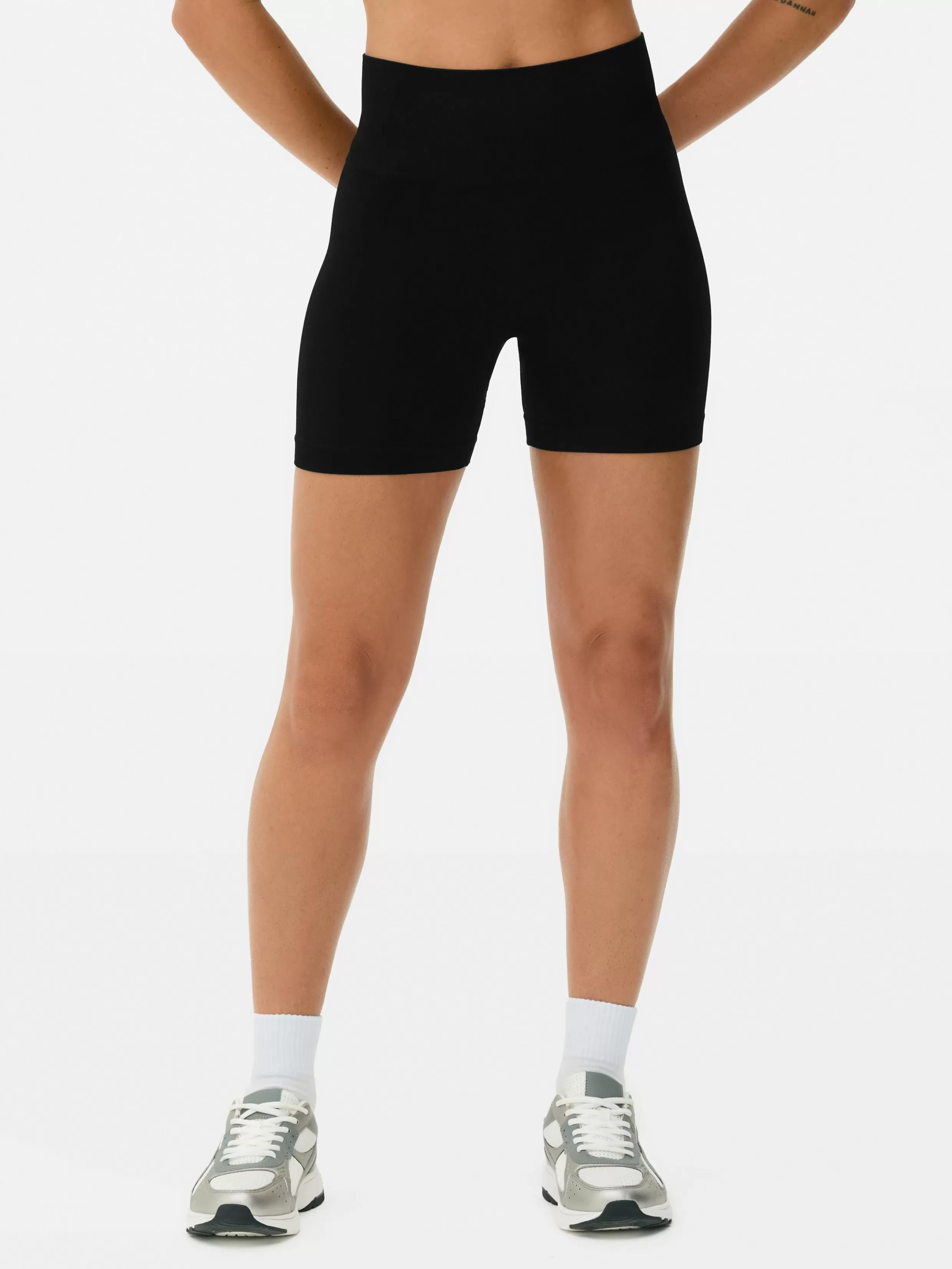 Primark Fitnesskleding En Activewear^Naadloze Korte Sportbroek Met Hoge Taille