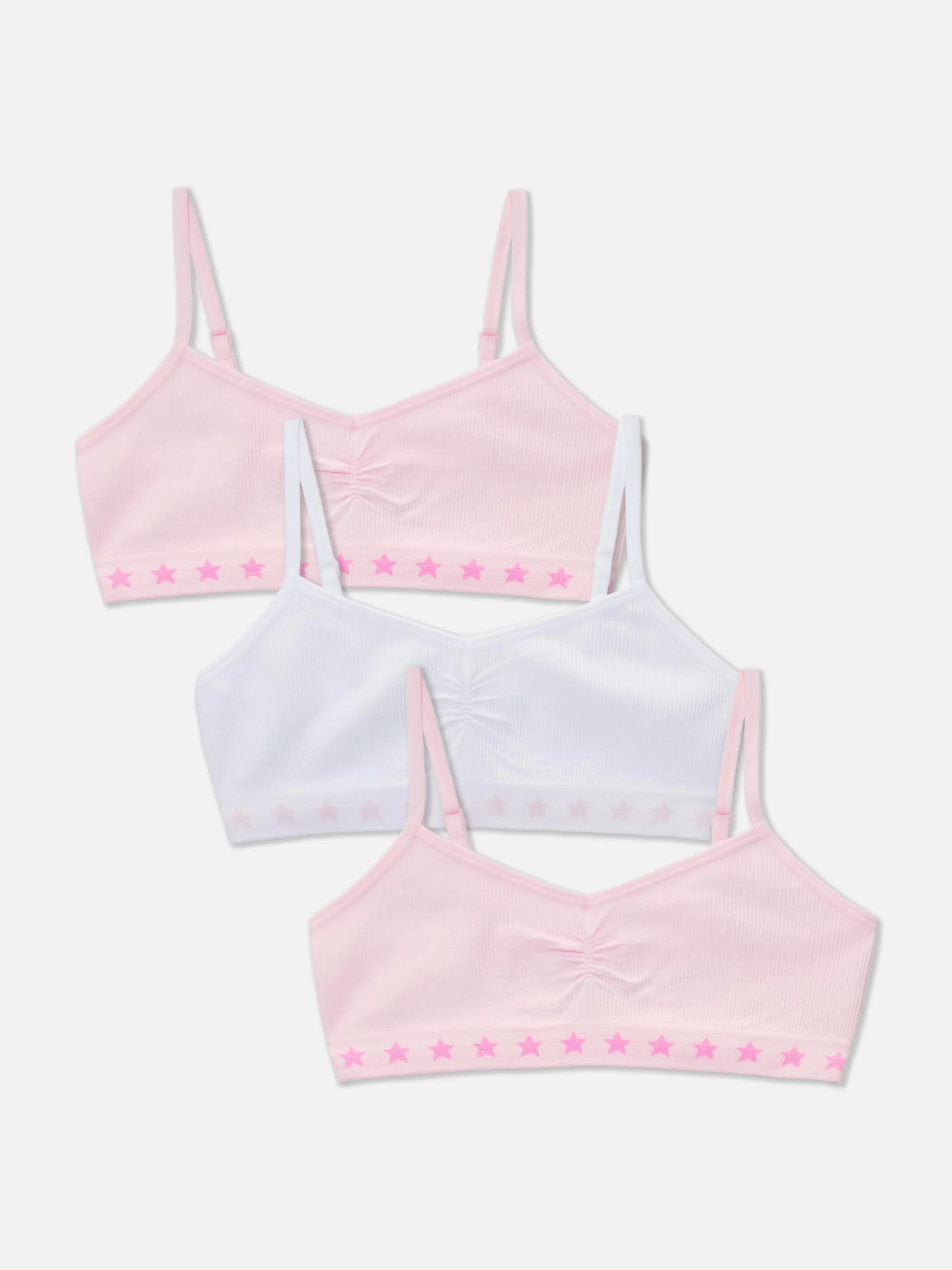 Primark Ondergoed^Naadloze Korte Tops, Set Van 3