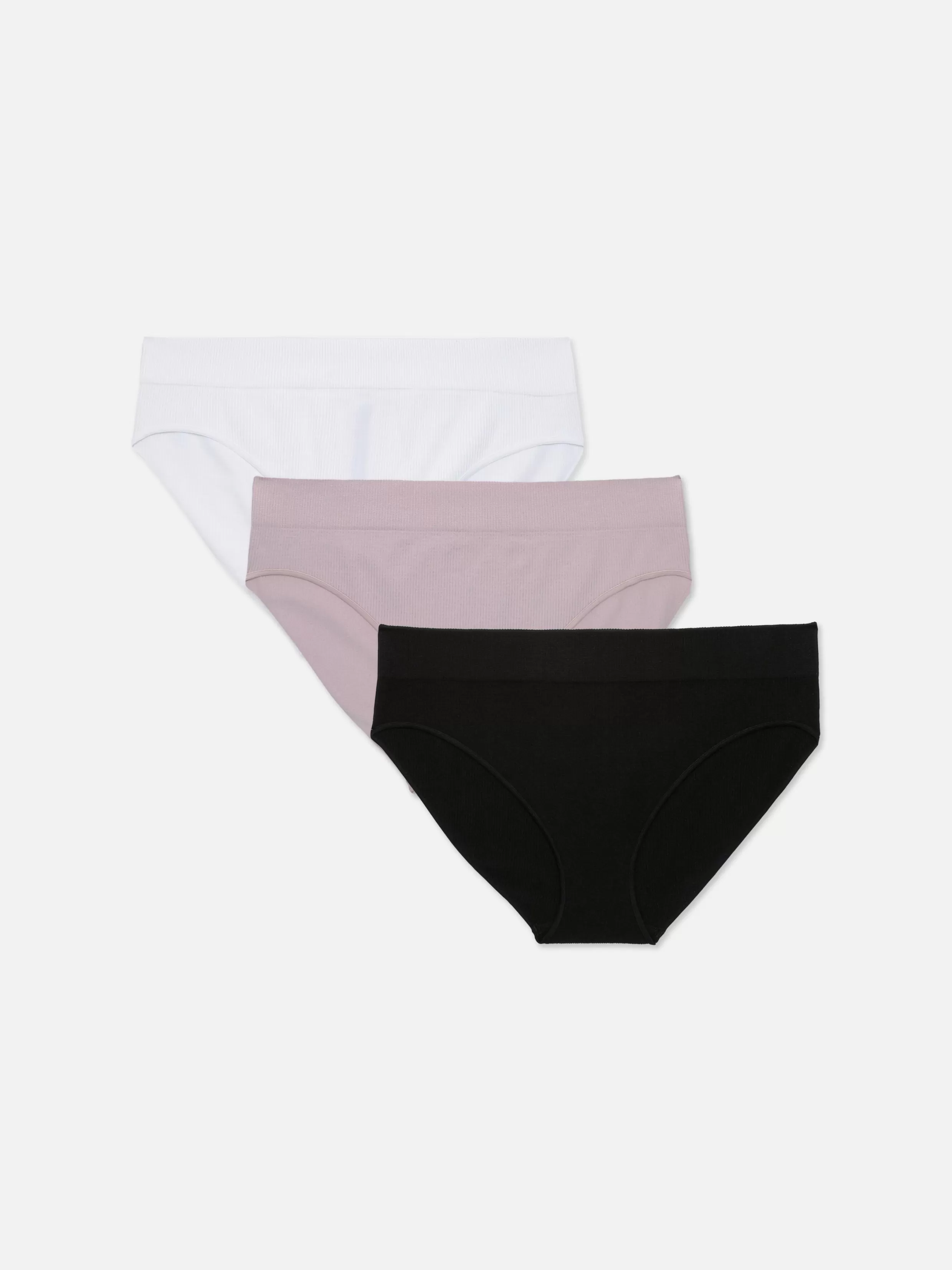 Primark Ondergoed^Naadloze Mini-slips Met Brede Tailleband, Set Van 3