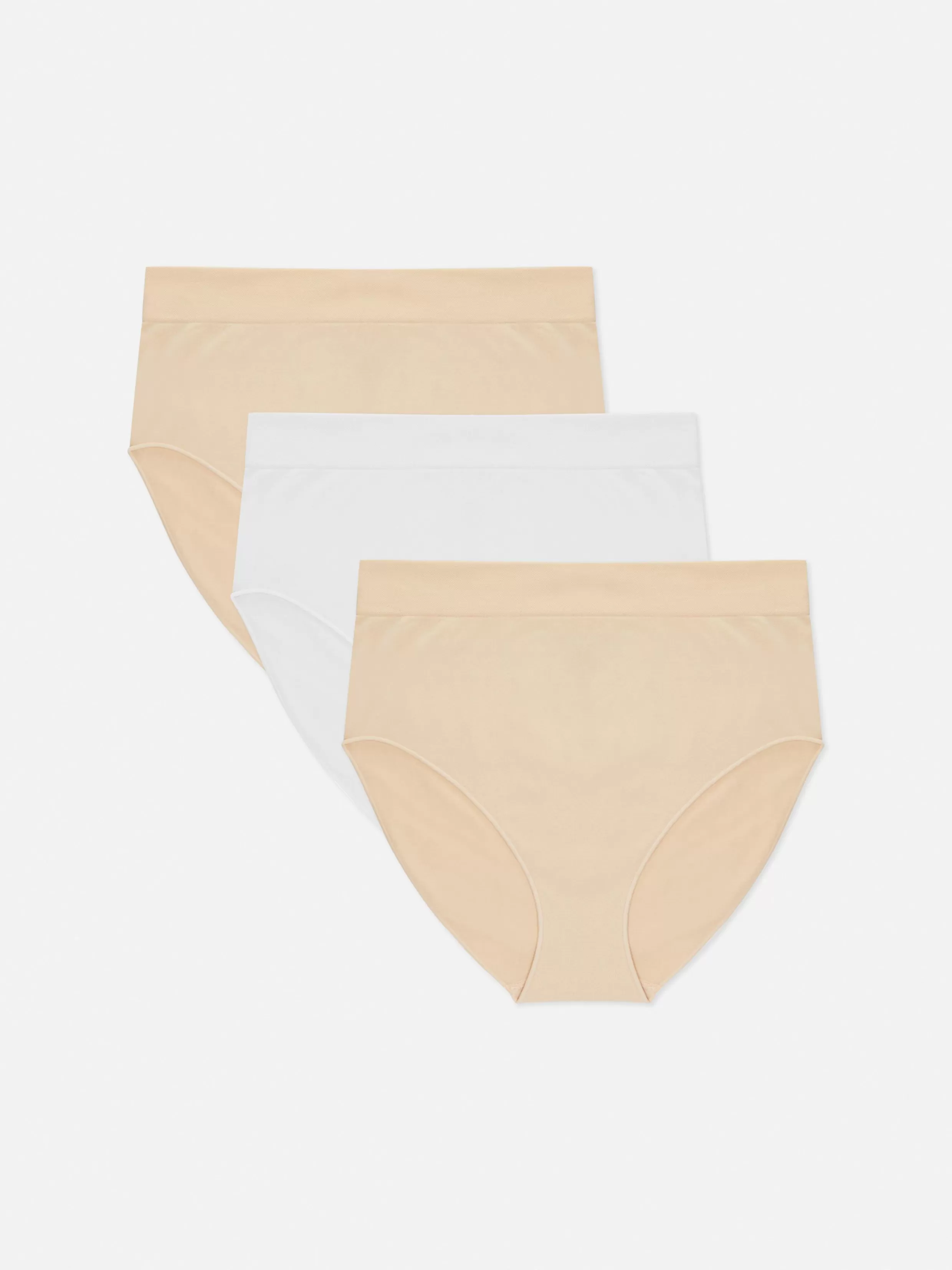 Primark Ondergoed^Naadloze Slips Met Hoge Taille, Set Van 3