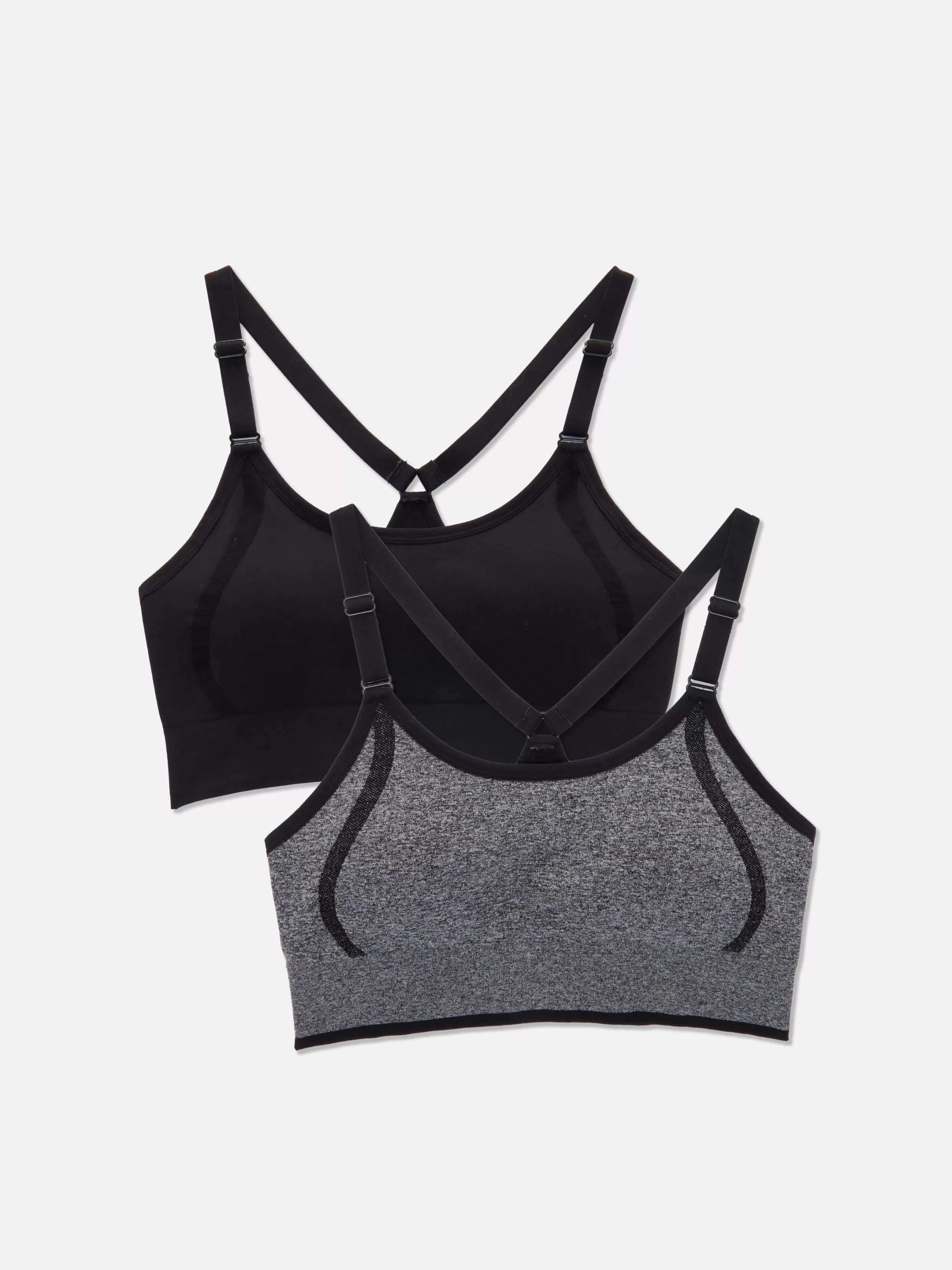 Primark Beha'S^Naadloze Sportbeha's Met Racerback, Set Van 2