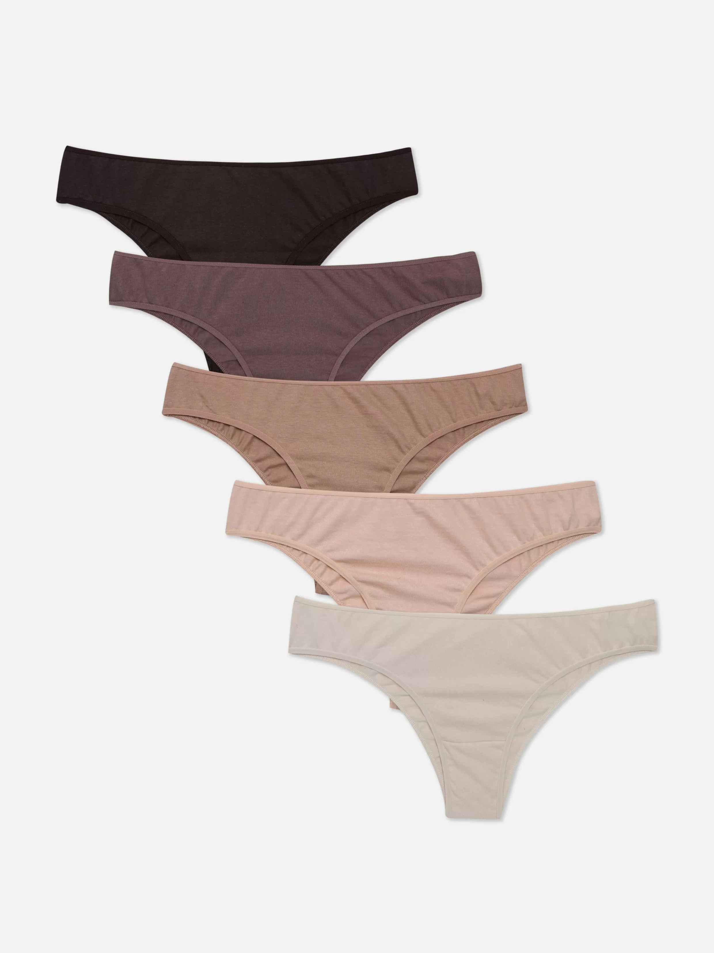 Primark Ondergoed^Neutrale Brazilian Slips, Set Van 5