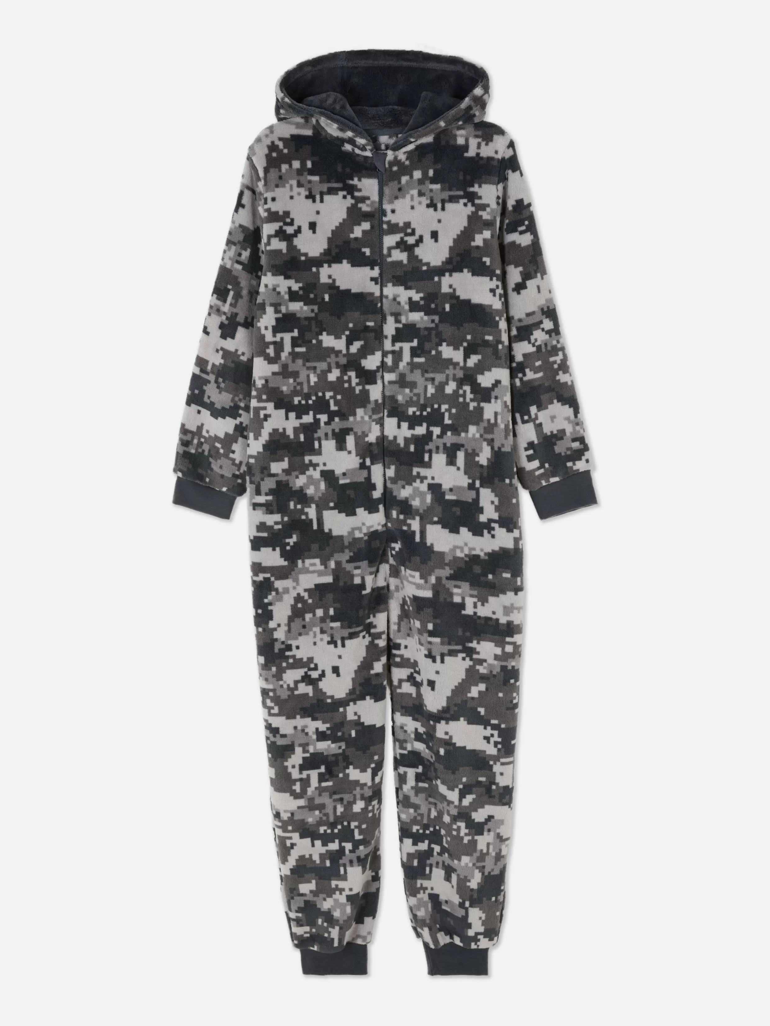 Primark Snuddies En Onesies^Onesie Met Rits En Camouflageprint