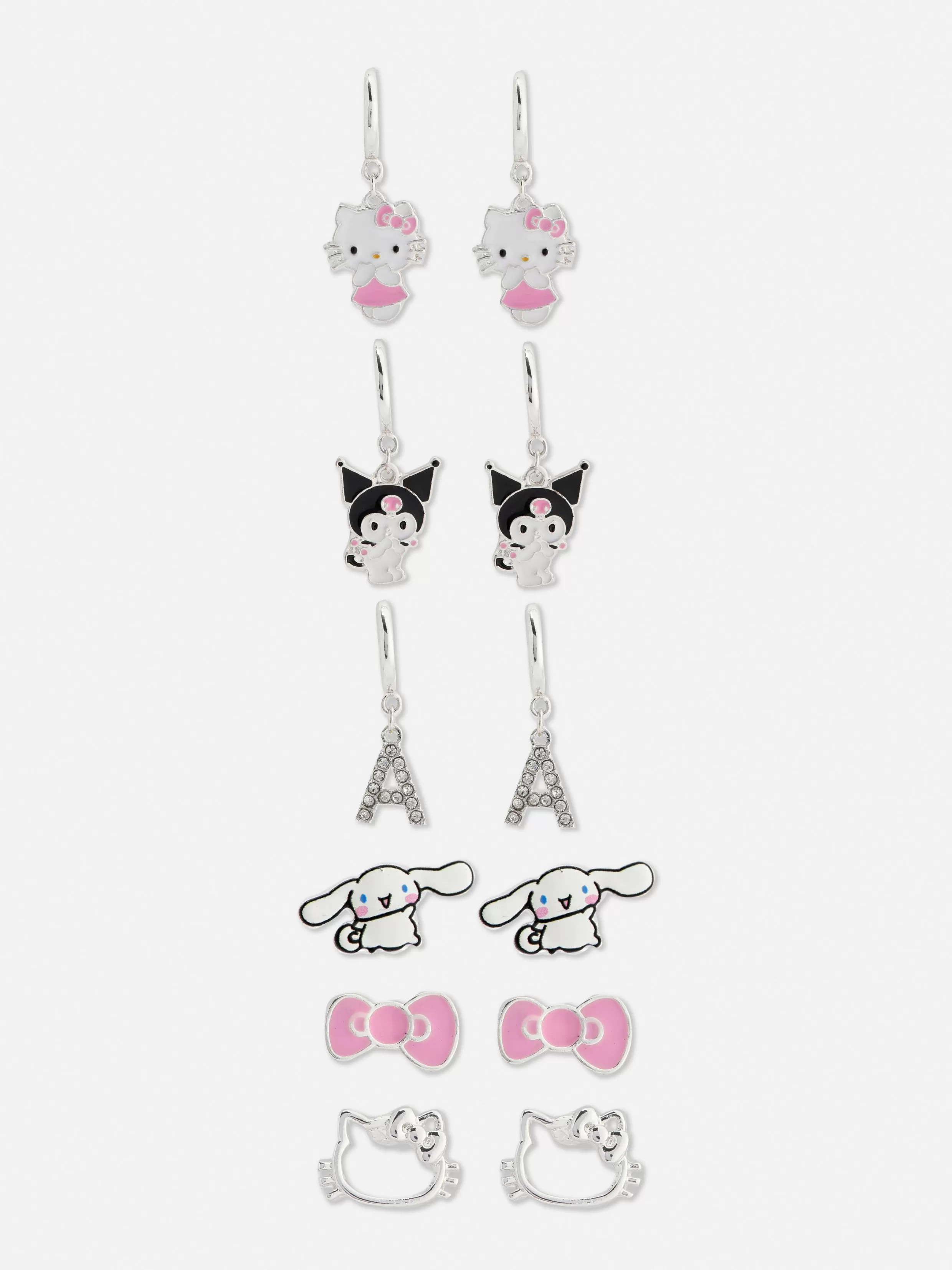 Primark Sieraden^Oorbellen Hello Kitty, 6 Stuks