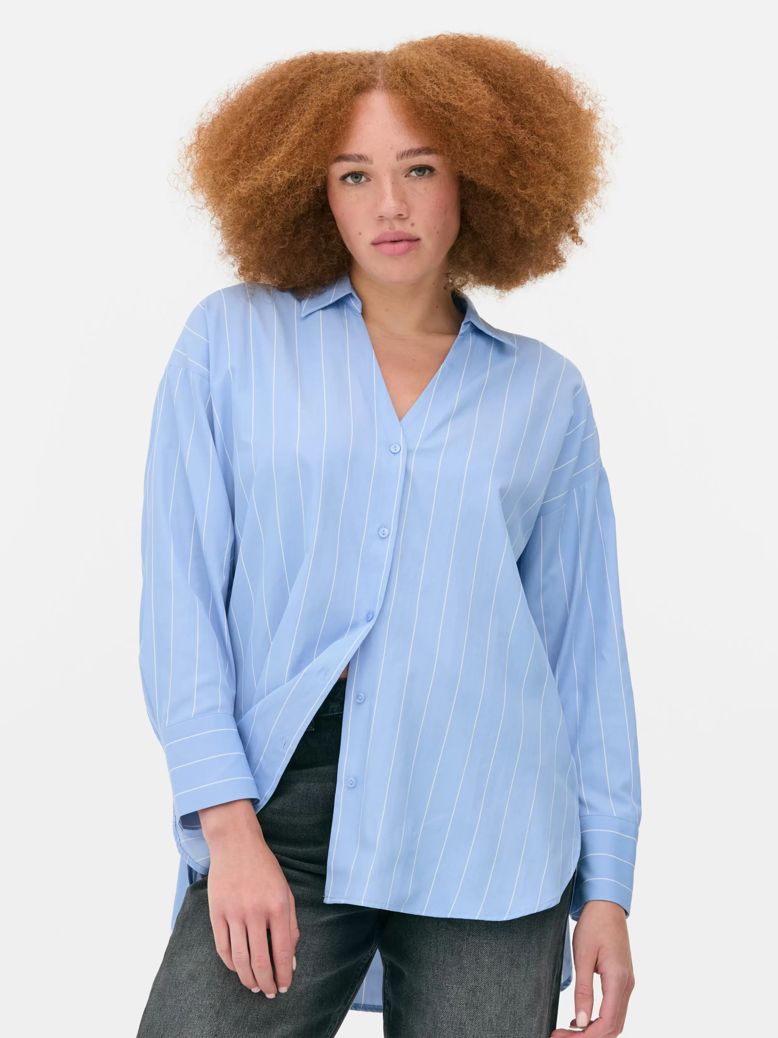 Primark Overhemden En Blouses^Oversized Overhemd Van Popeline