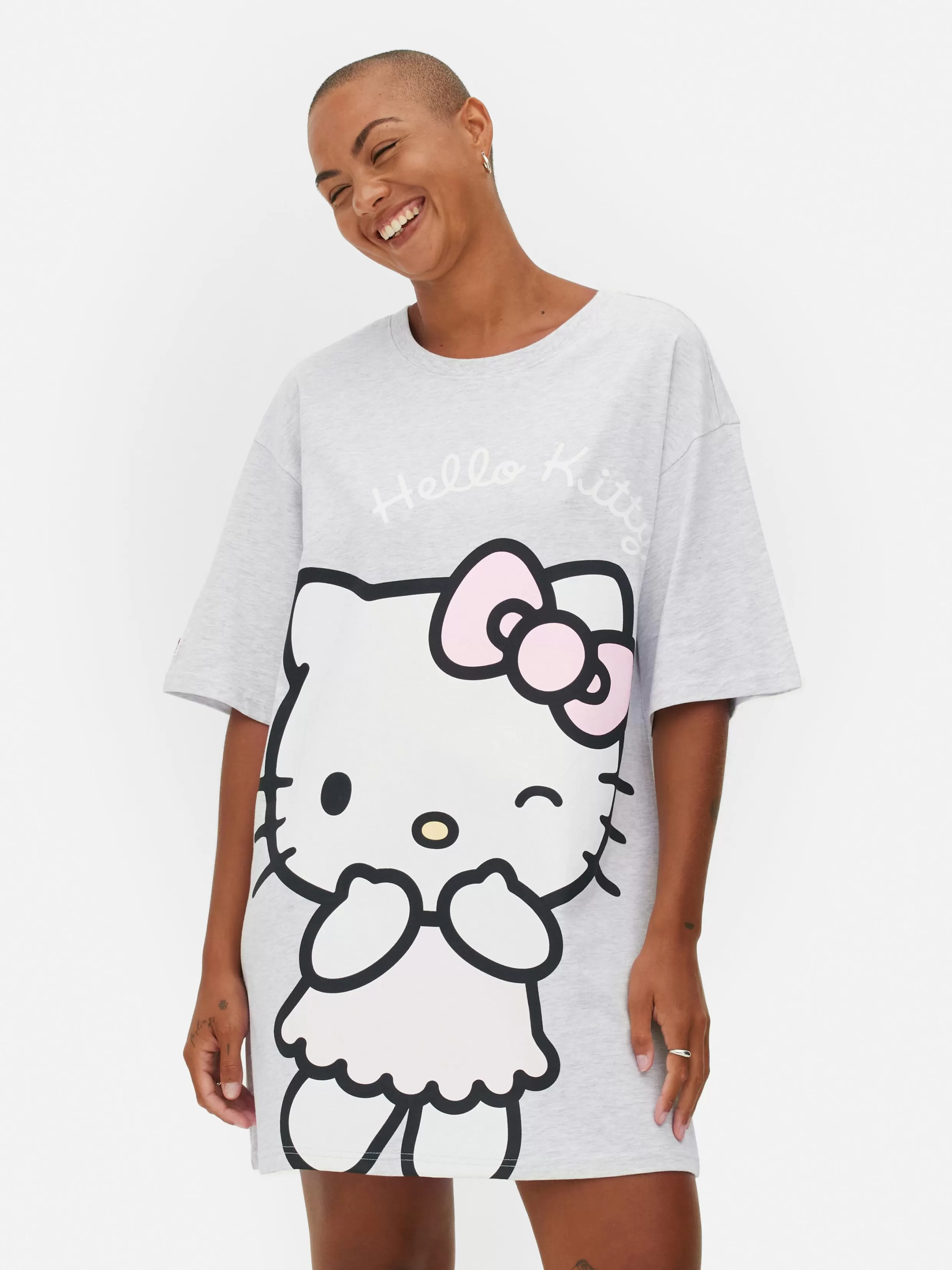 Primark Nachthemden En -Japonnen^Oversized Slaap-T-shirt Hello Kitty