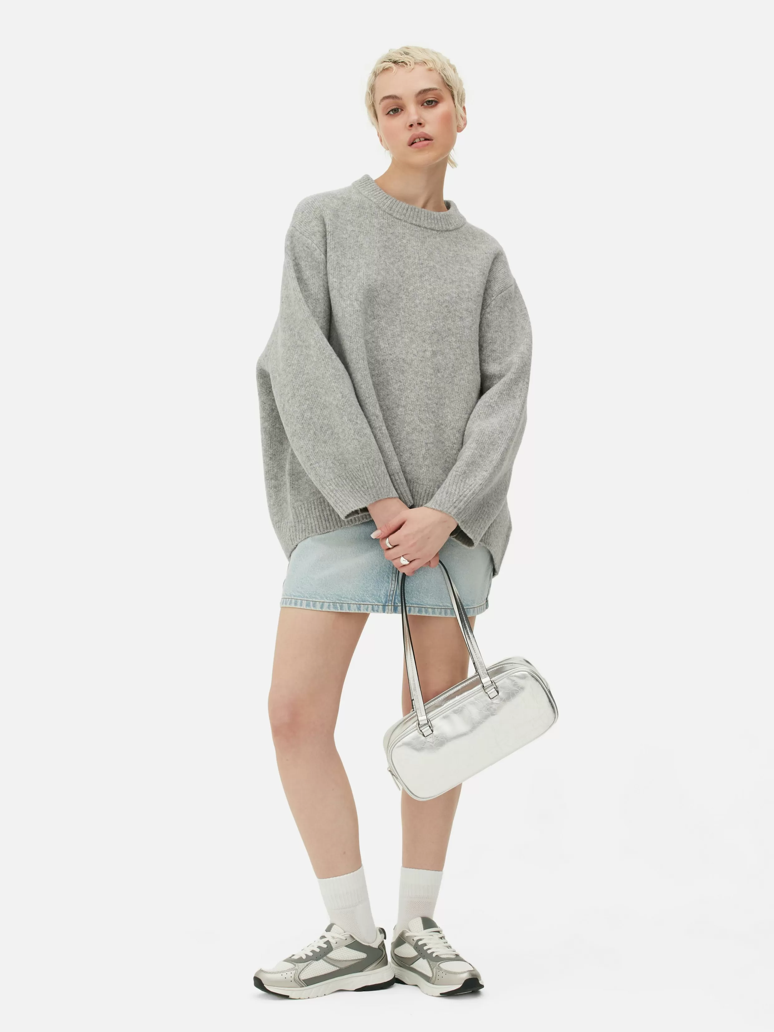 Primark Truien En Vesten^Oversized Trui Met Ronde Hals