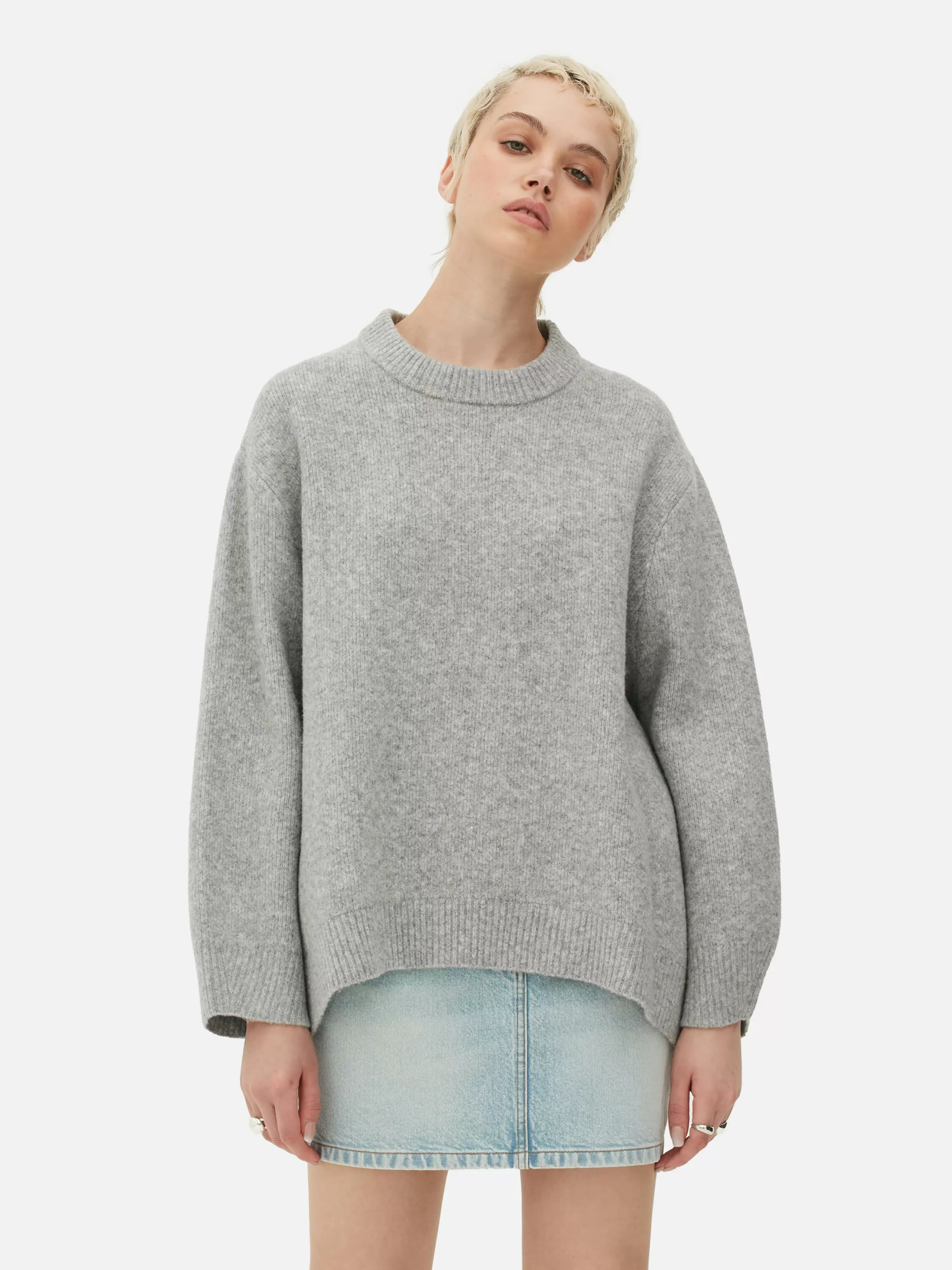 Primark Truien En Vesten^Oversized Trui Met Ronde Hals