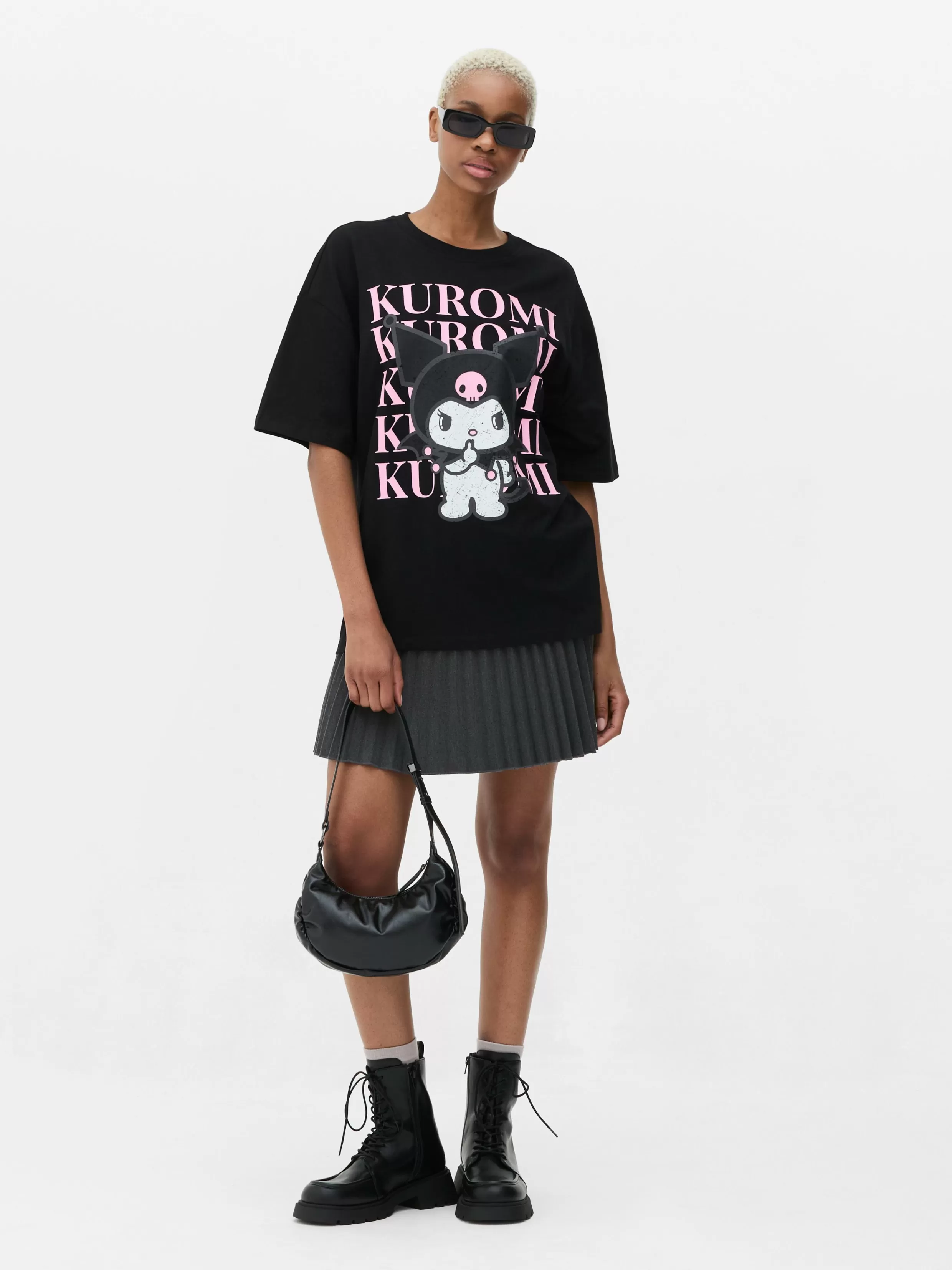 Primark Tops En T-Shirts^Oversized T-shirt Hello Kitty Kuromi