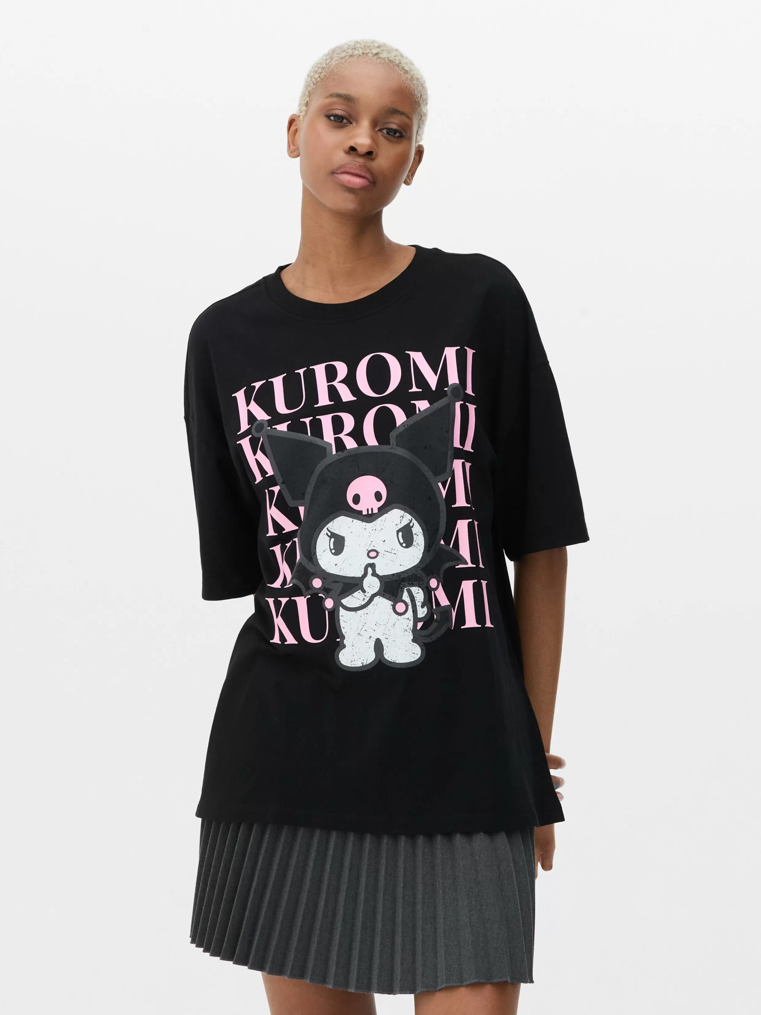 Primark Tops En T-Shirts^Oversized T-shirt Hello Kitty Kuromi