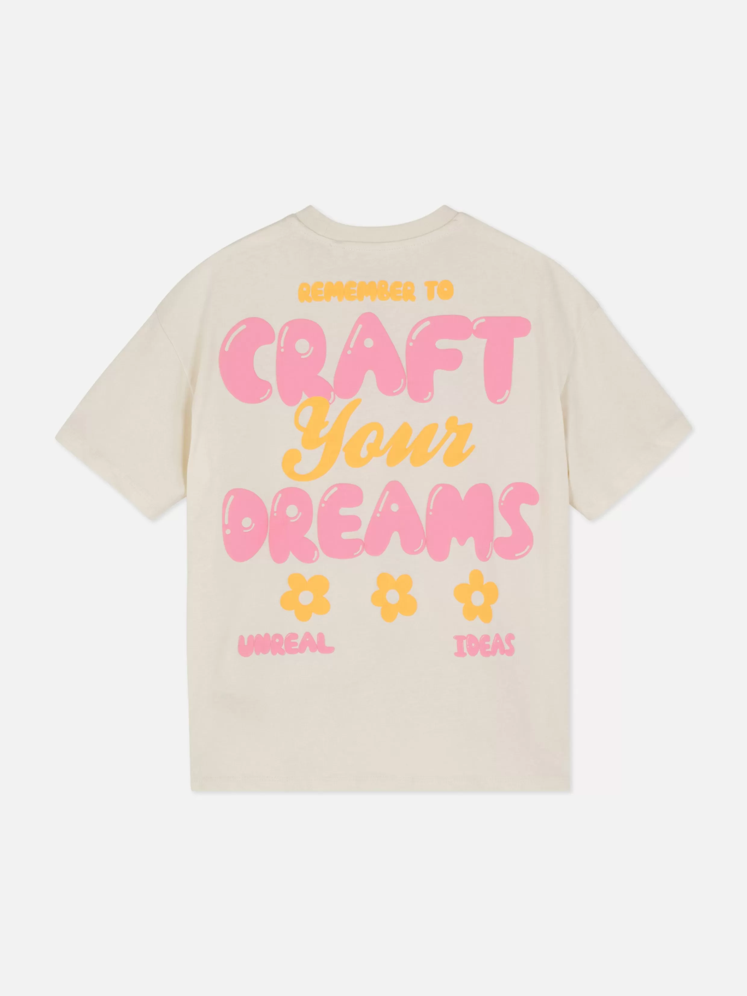 Primark Tops En T-Shirts^Oversized T-shirt Met Print