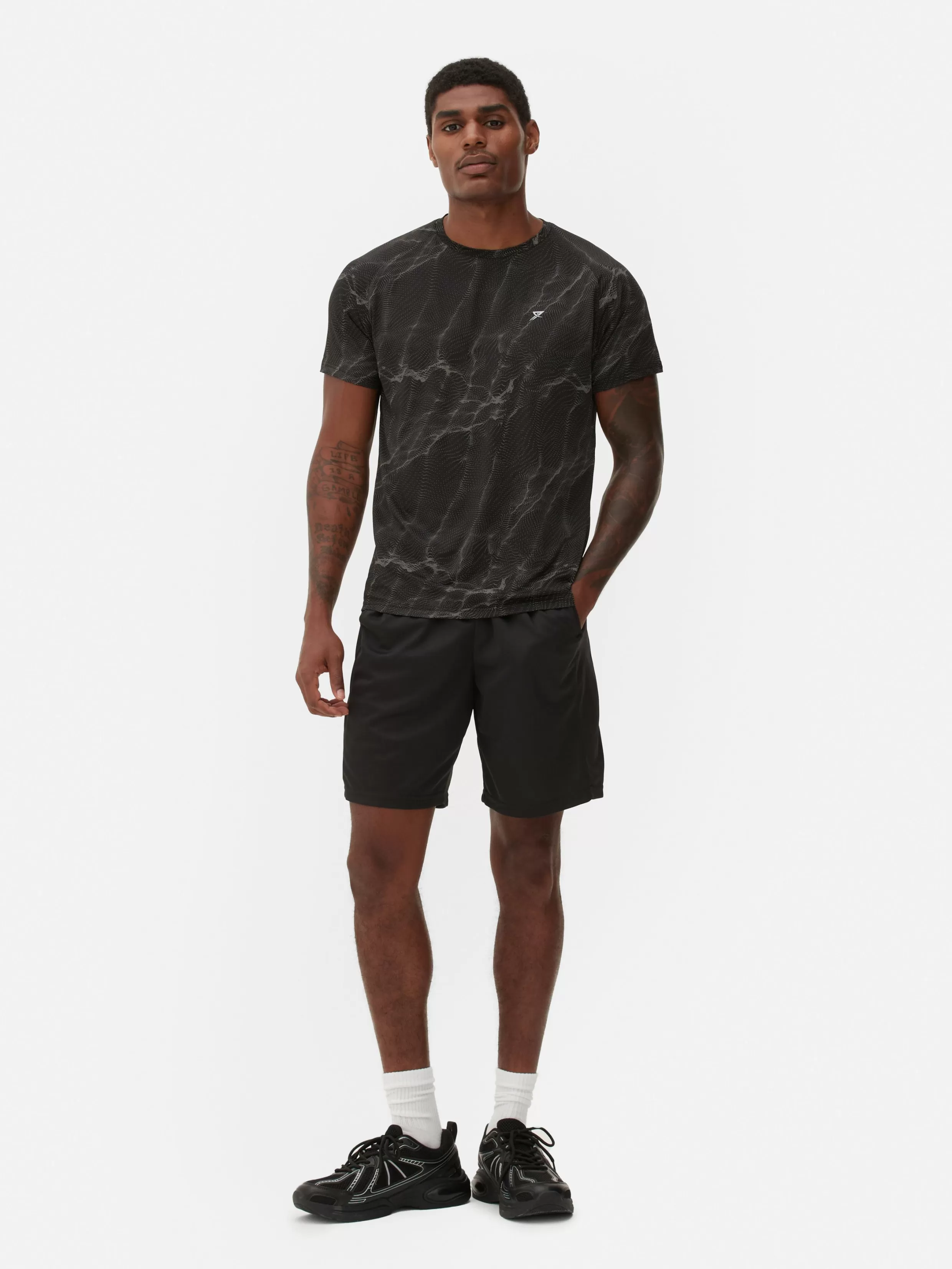 Primark Sportkleding | Tops En T-Shirts^Performance-T-shirt Met Patroon