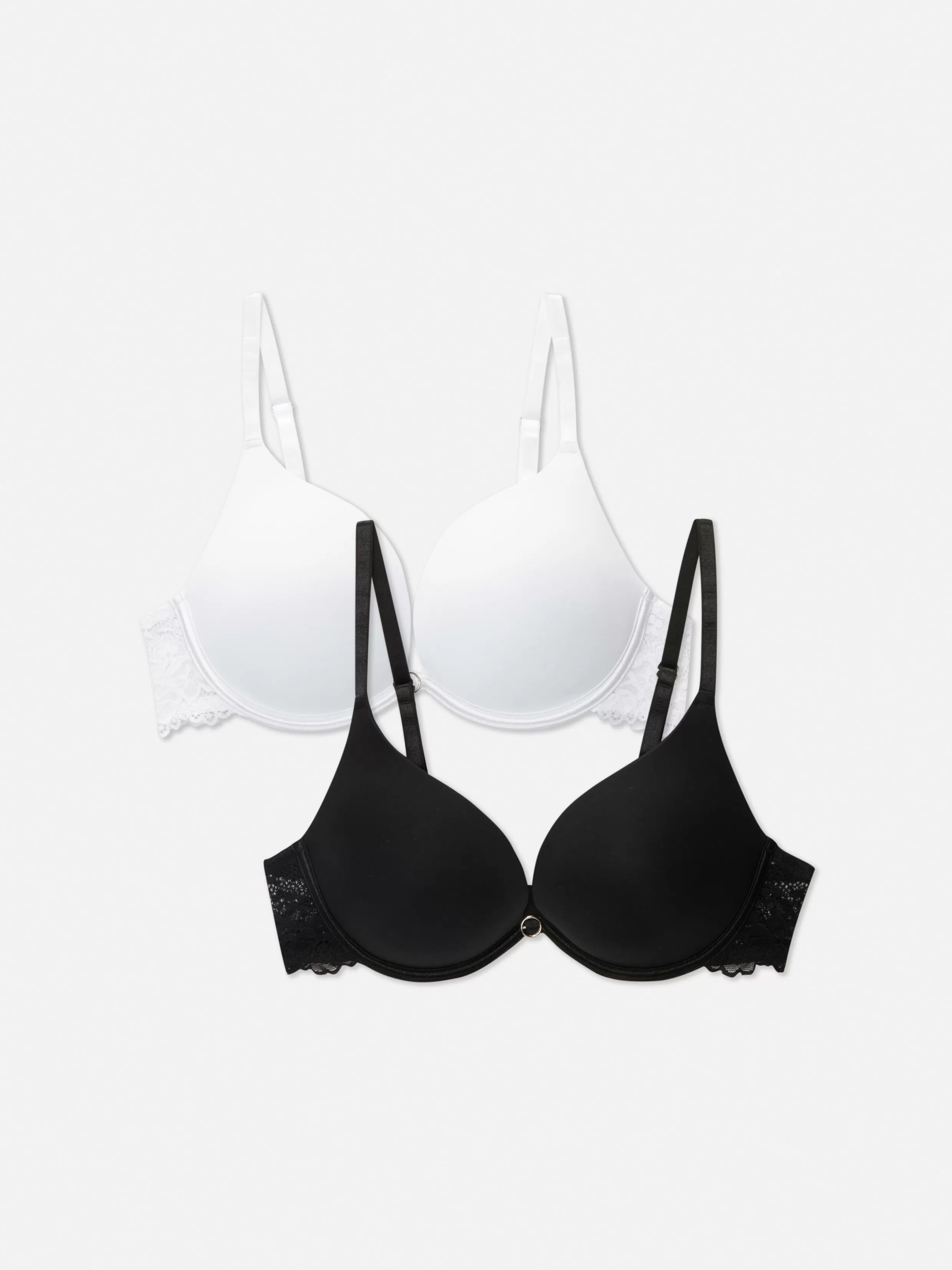 Primark Beha'S^Push-upbeha's Met Kanten Rand, Set Van 2