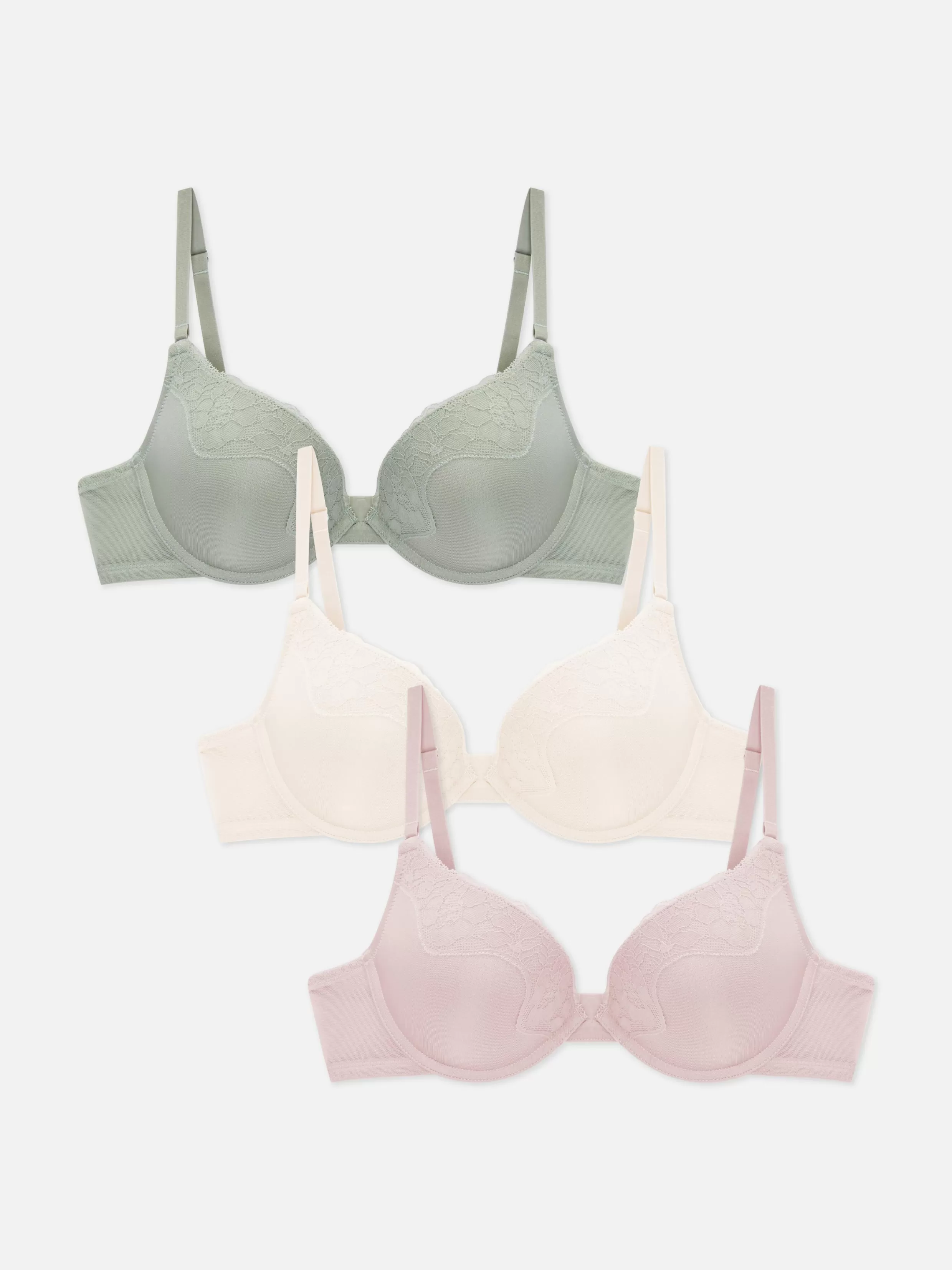 Primark Beha'S^Push-upbeha's Van Microvezel, Set Van 3