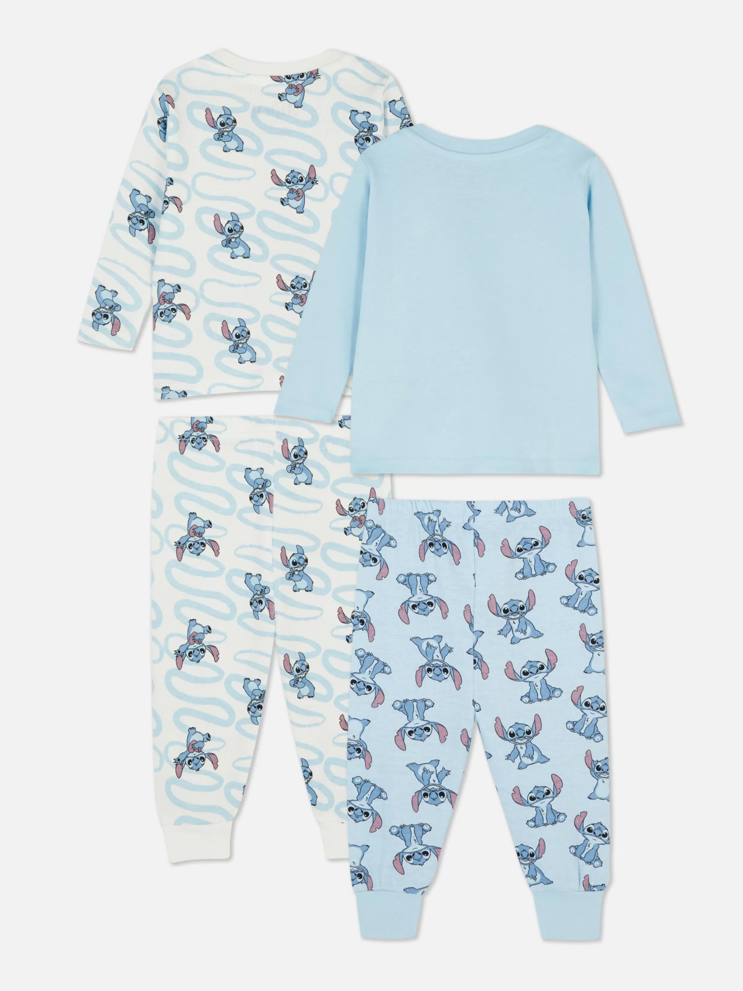 Primark Pyjama'S En Nachtkleding | Pyjama'S En Nachtkleding^Pyjama Met Lange Mouwen Disney's Stitch, Set Van 2