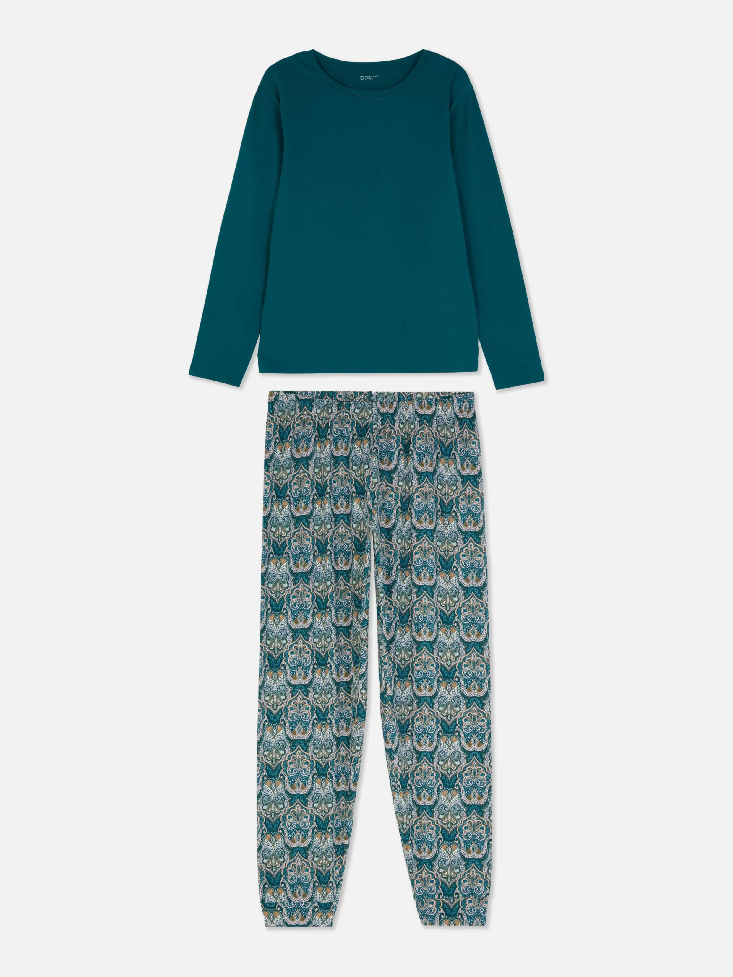 Primark Pyjamasets^Pyjama Met Lange Mouwen En Patroon