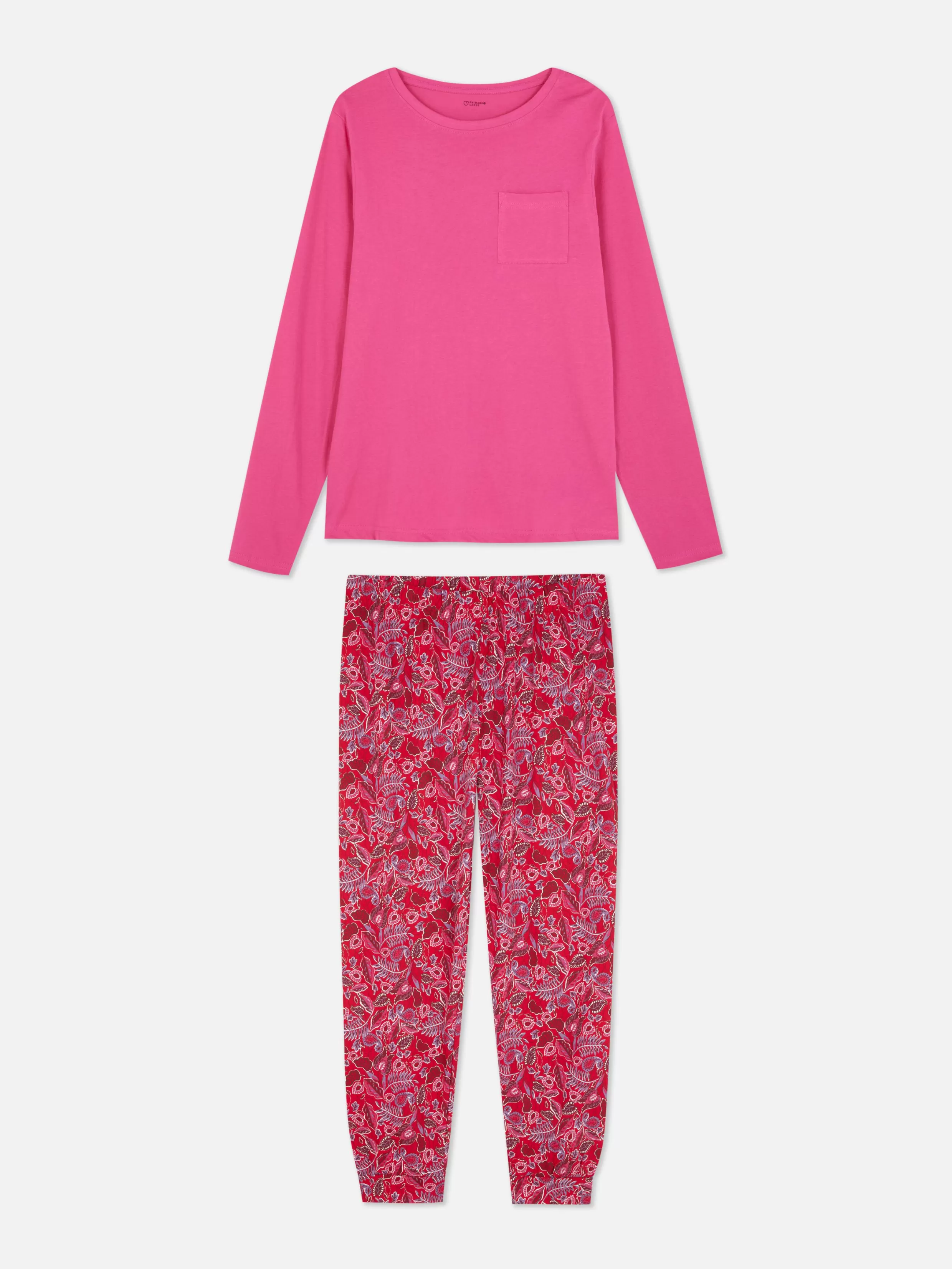 Primark Pyjamasets^Pyjama Met Lange Mouwen En Patroon