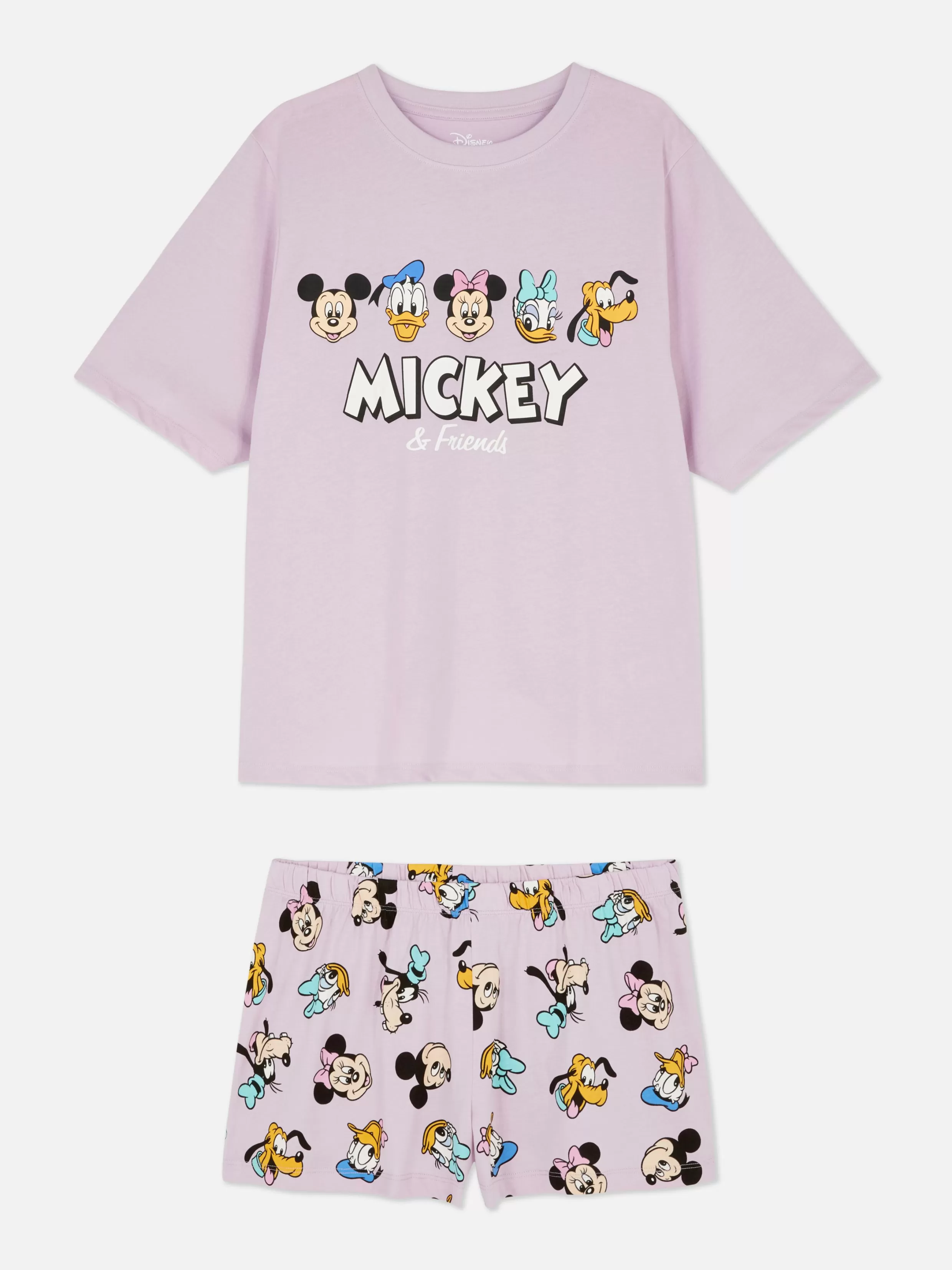 Primark Pyjamasets^Pyjama Met T-shirt En Korte Broek Disney