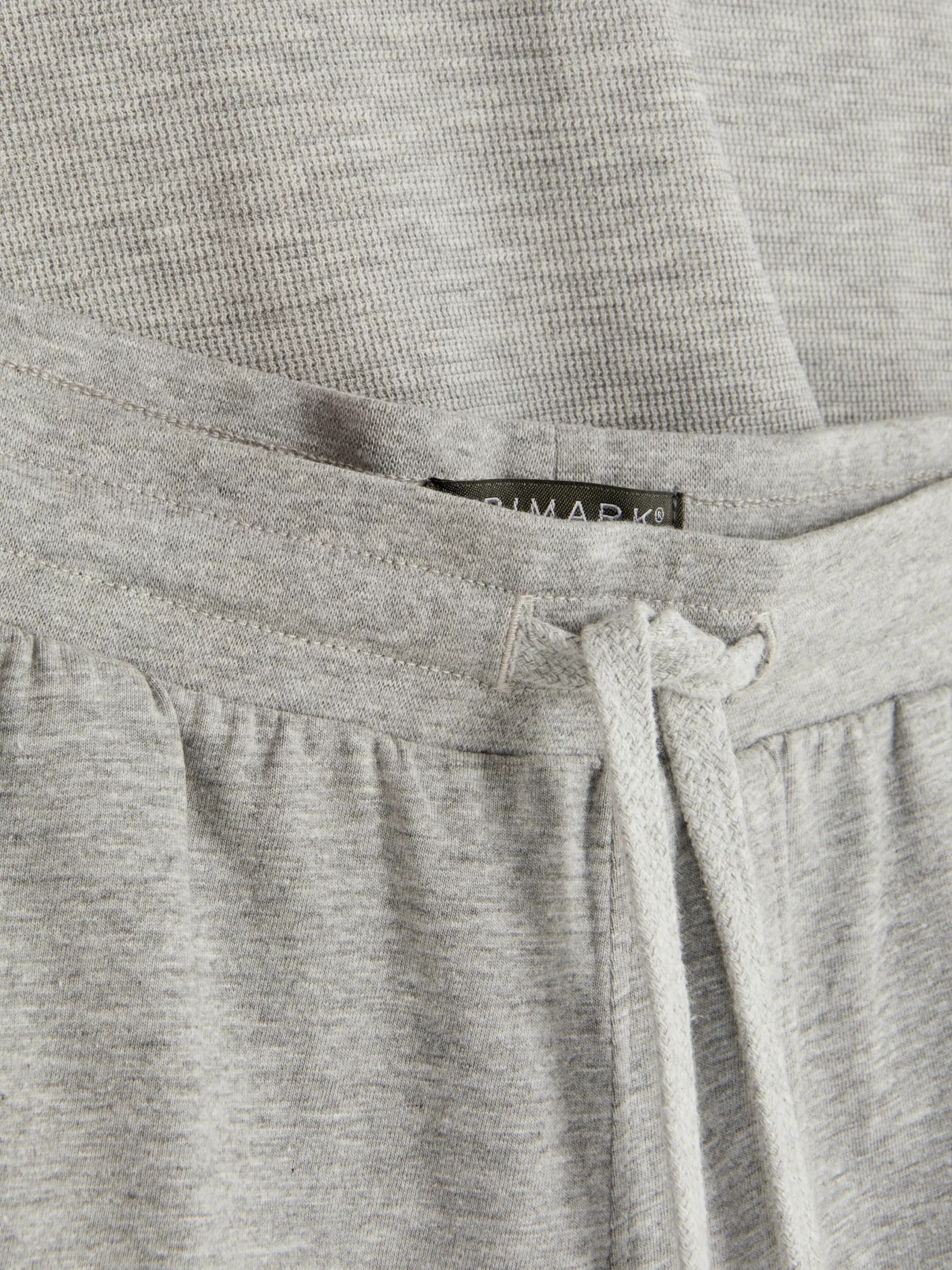 Primark Pyjama^Pyjama Met T-shirt En Korte Broek Van Gewafelde Jersey