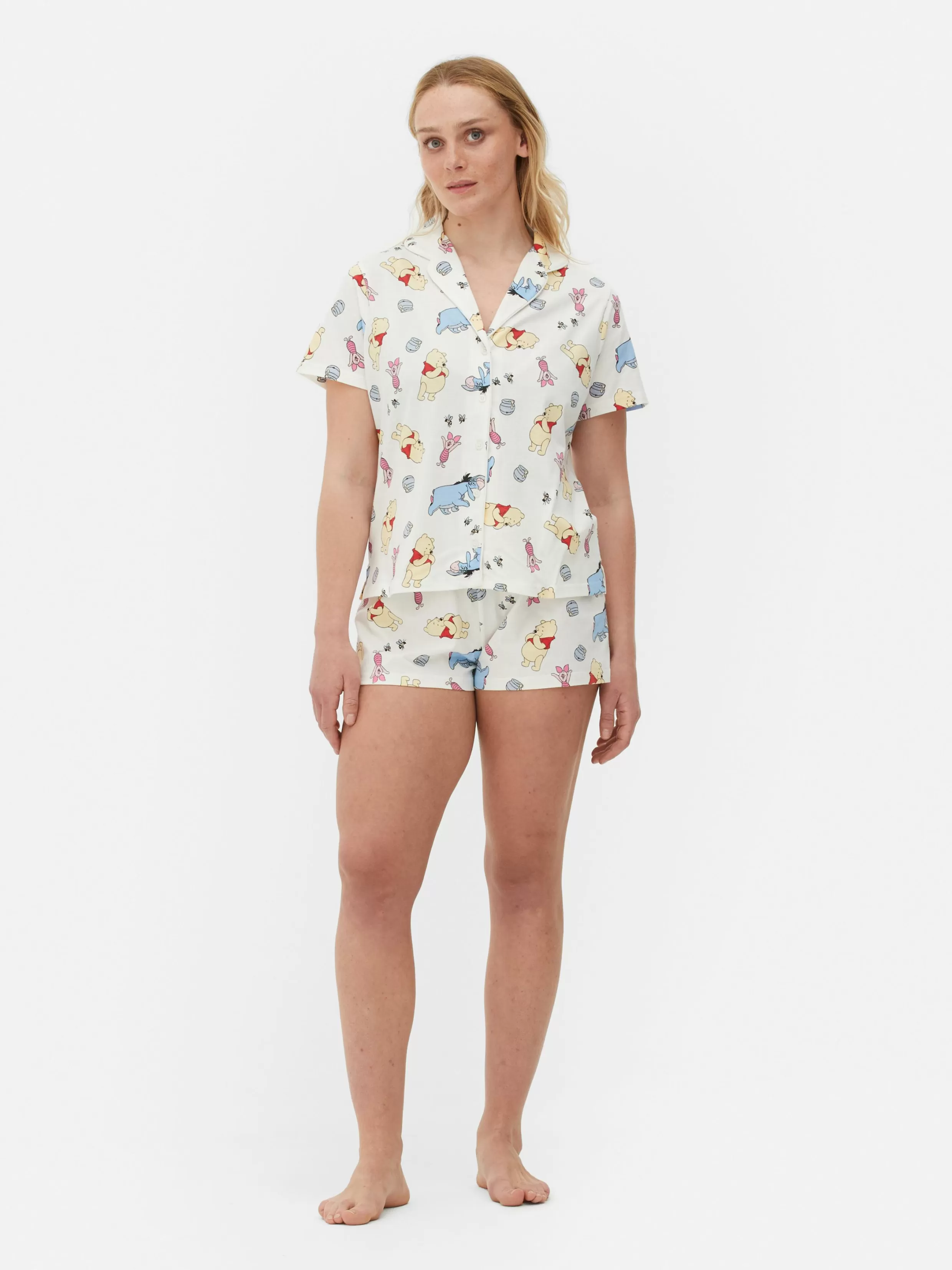 Primark Pyjamasets^Pyjama Met T-shirt En Short Disney's Winnie De Poeh